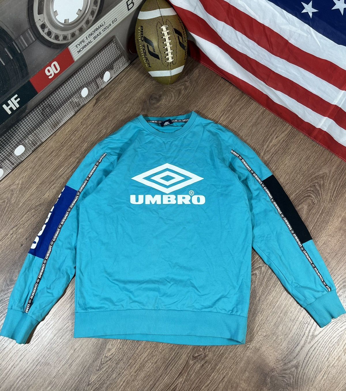 Umbro Umbro Vintage Big Logo Sweatshirt Size US XL / EU 56 / 4 - 1 Thumbnail
