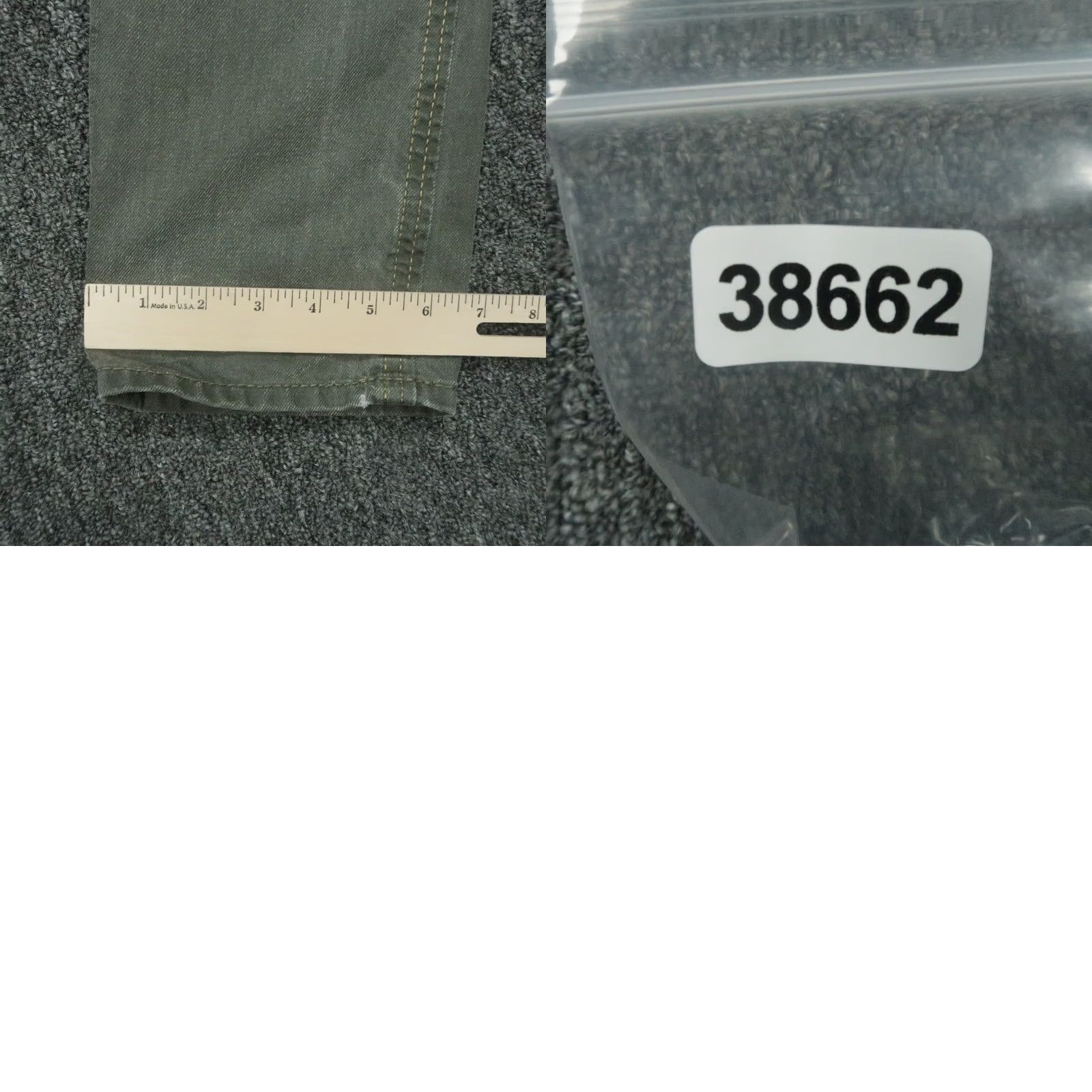 Diesel Diesel Jeans Slim 5-Pocket Denim Mens 29x32 Olive Green Thavar Skinny Regular Inseam 32 Size US 29 - 9 Thumbnail