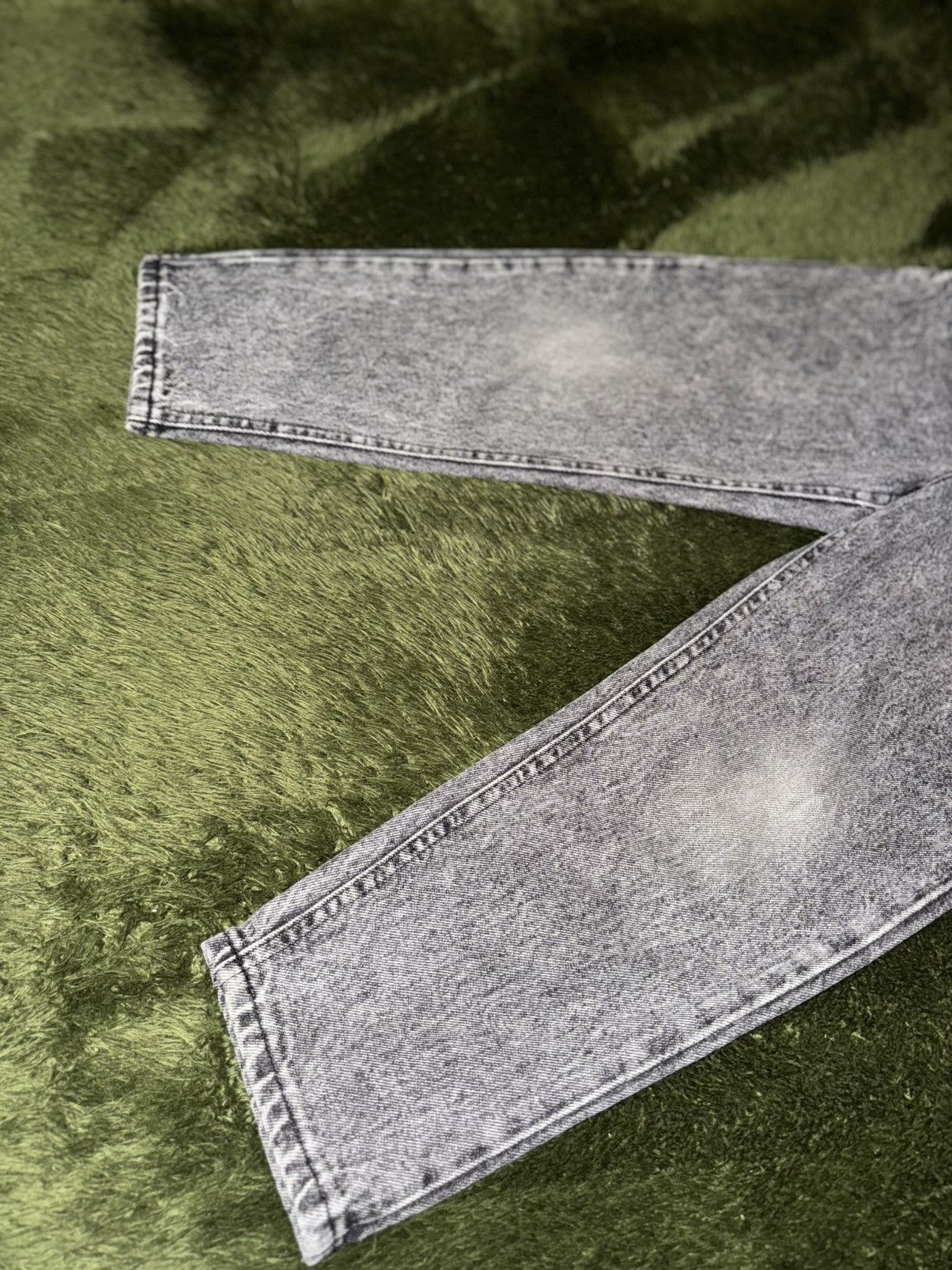 Lee [27] 90s LEE Made in USA Stone-Wash Denim Pants Size US 27 - 6 Thumbnail