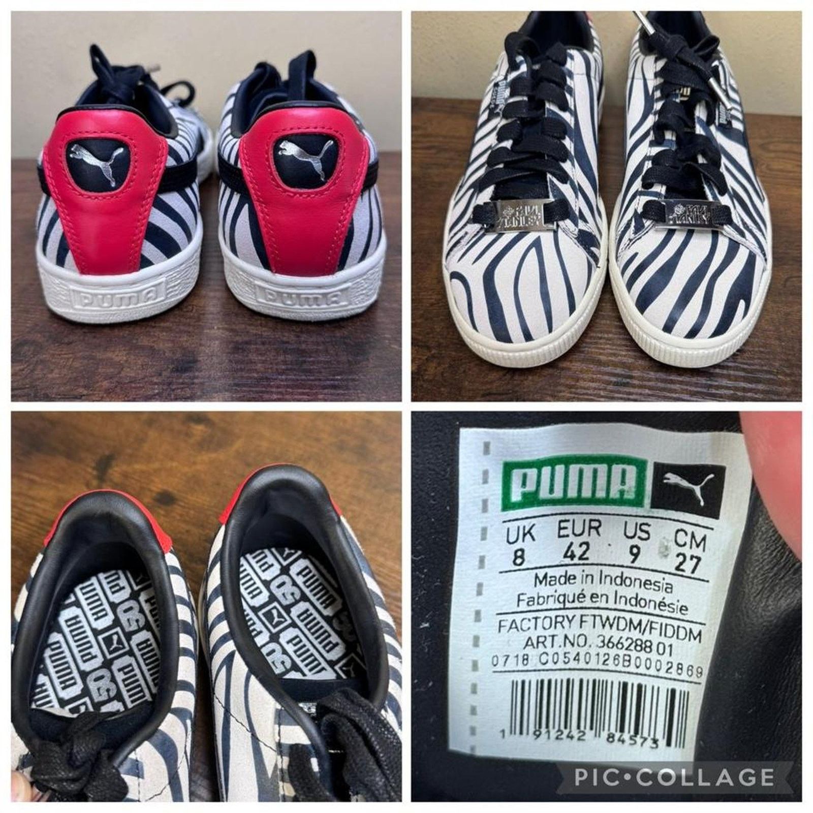 Puma PUMA Paul Stanley Zebra 'KISS' 366288-01 US men Size 9 Size US 9 / EU 42 - 3 Thumbnail