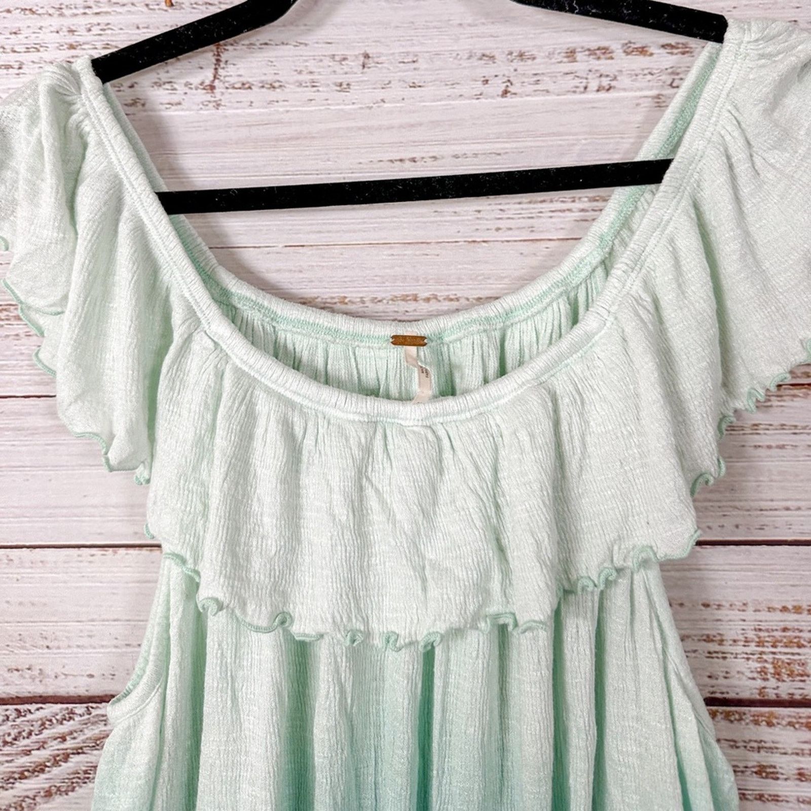 Free People Free People Cora Lee Off the Shoulder Ombré Top, EUC, Medium Size M / US 6-8 / IT 42-44 - 6 Thumbnail