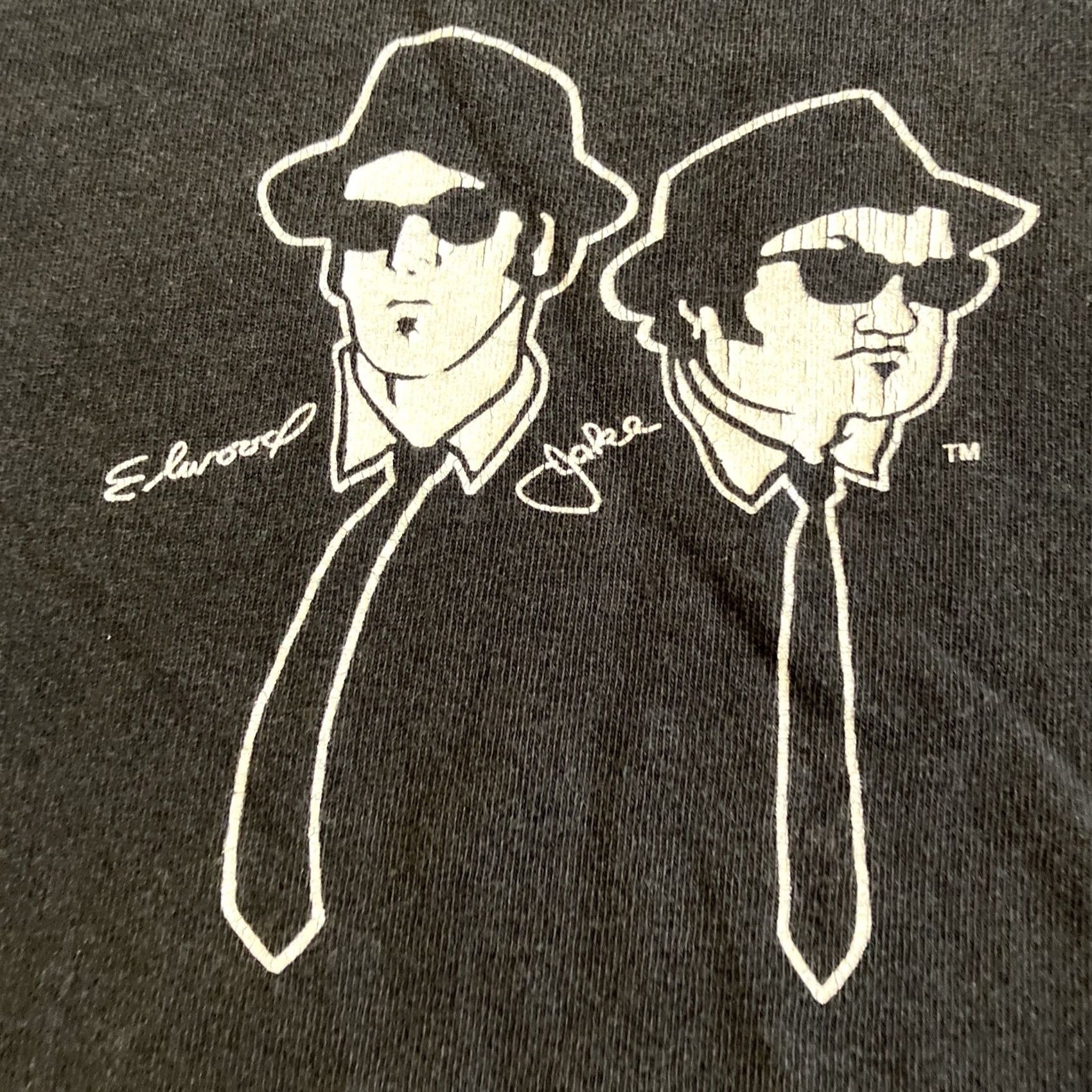 Vintage VINTAGE House of Blues T-Shirt XL Black Short Sleeve Crew Neck Logo The Blues Brothers Single Stitch Knit Cotton Mens Logo Movie 80s 90s Size US XL / EU 56 / 4 - 2 Thumbnail