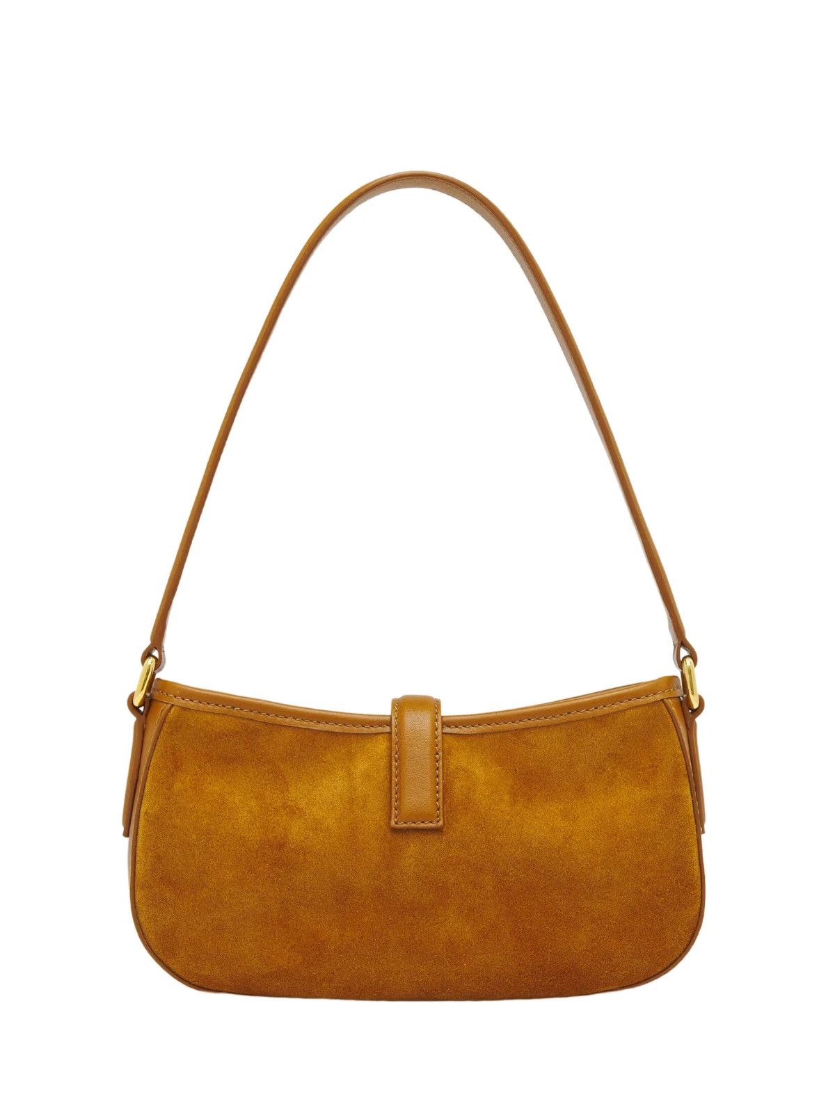 Alexander McQueen McQueen T-Bar Mini Brown Suede Shoulder Bag New Size ONE SIZE - 3 Thumbnail