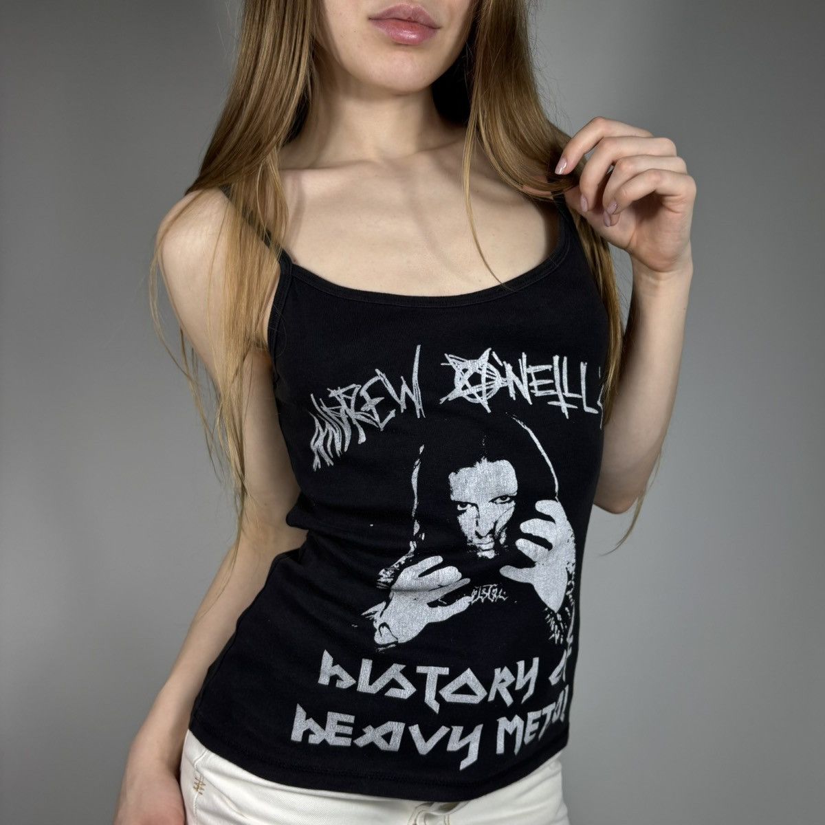 Band Tees Vintage Y2K Andrew ONeills Sit Down Lars Heavy Metal Top Size M / US 6-8 / IT 42-44 - 1 Thumbnail
