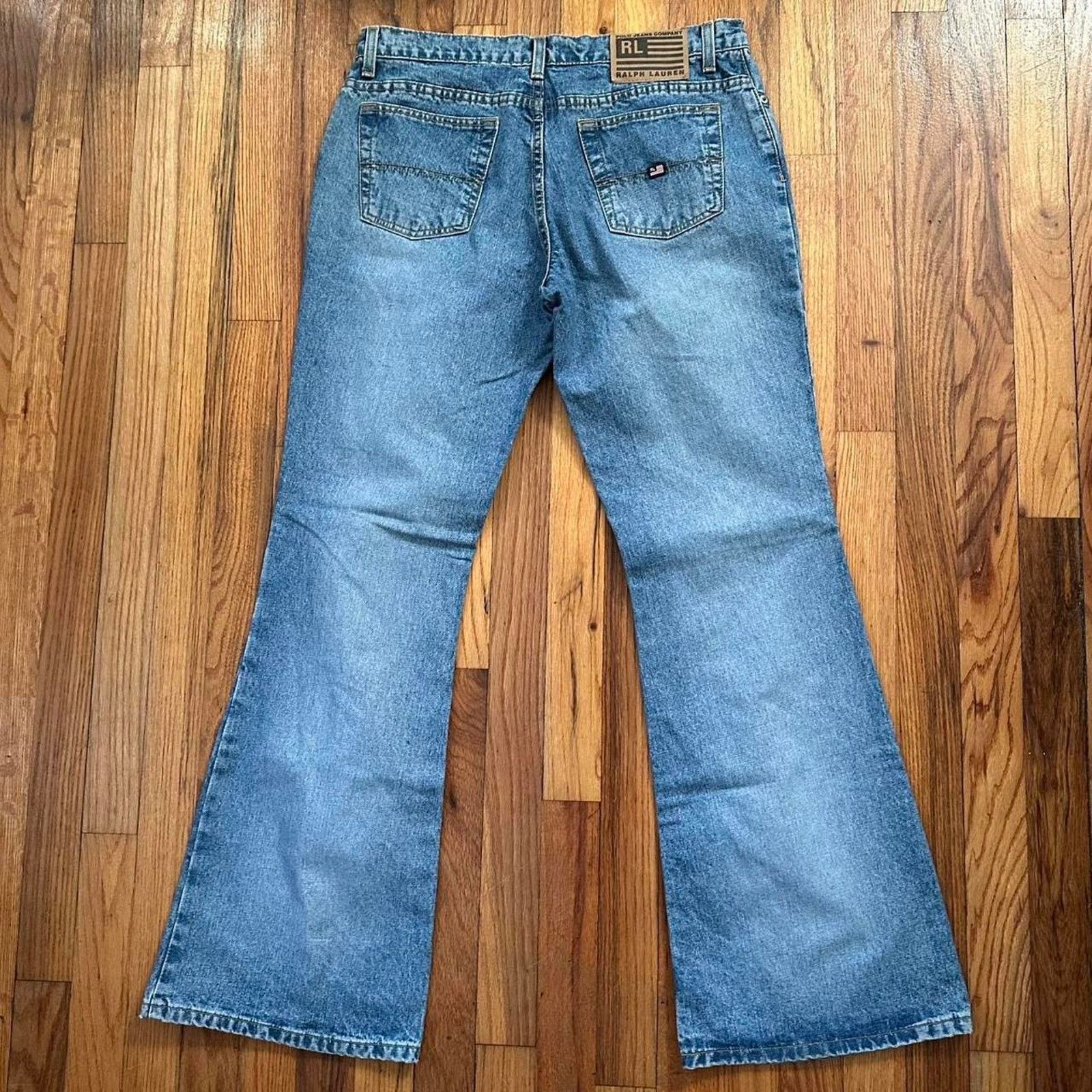 Polo Ralph Lauren Polo Ralph Lauren Hipster Flare Light Jeans 11/12x32 34" Size 34" / US 12 / IT 48 - 1 Thumbnail