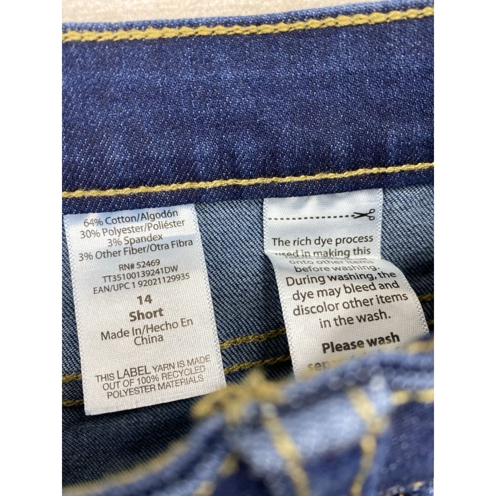 Vintage Time and Tru Jeans 14 Short Dark Wash Mid Rise Stretch Boyfriend Ankle Jeans Size 36" / US 14 / IT 50 - 4 Thumbnail