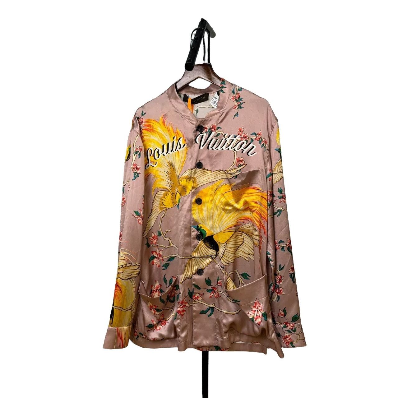 Louis Vuitton Louis Vuitton Bird & Flower Silk Shirt Size S Size US S / EU 44-46 / 1 - 1 Thumbnail