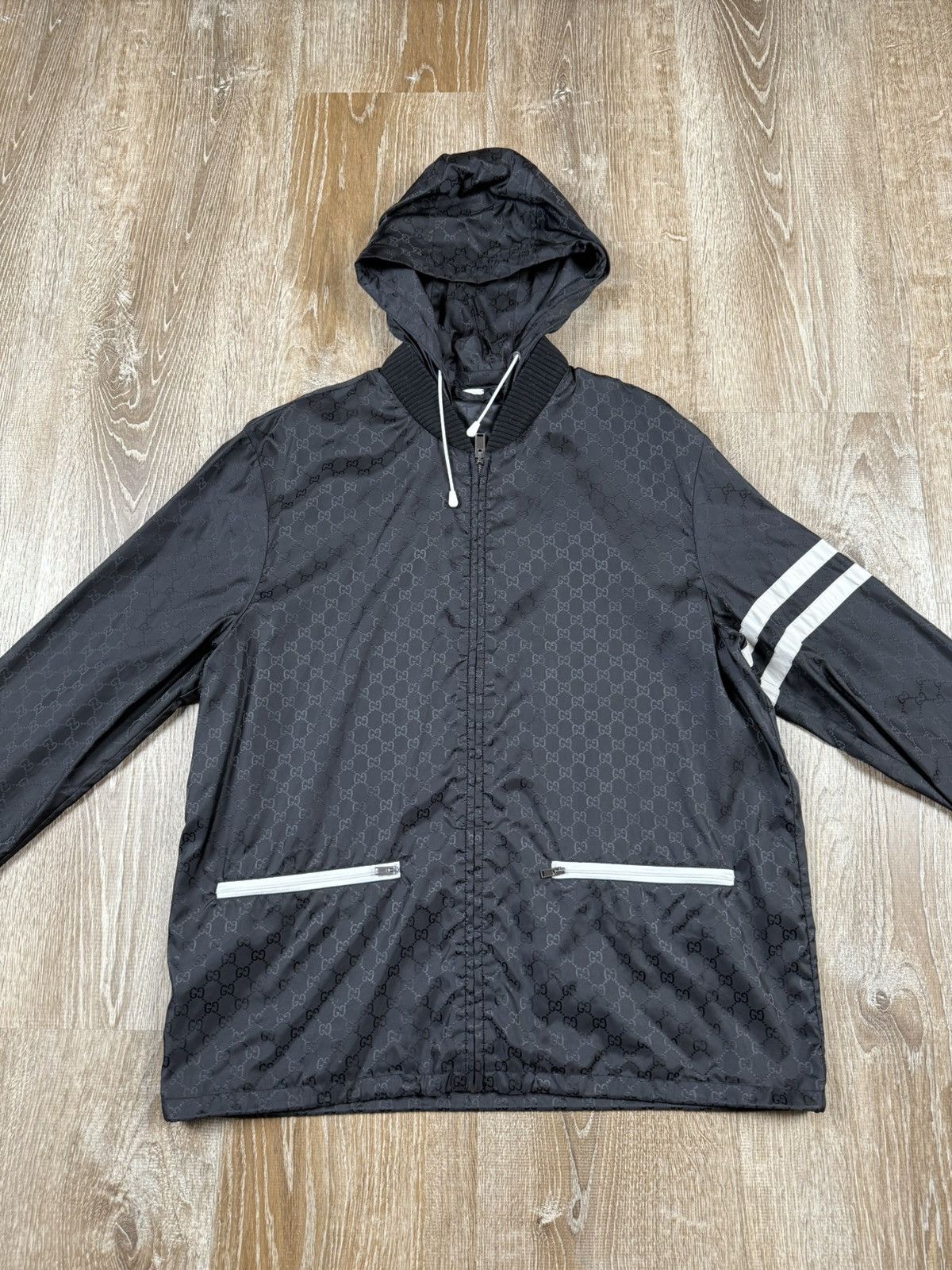 Gucci Gucci Monogram Hooded Light Jacket Size US L / EU 52-54 / 3 - 2 Thumbnail