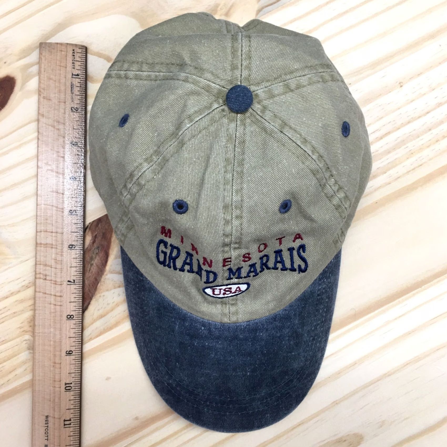 Vintage South Athletics Baseball Cap Mens Brown OS Minnesota Graid Marais Size ONE SIZE - 3 Thumbnail