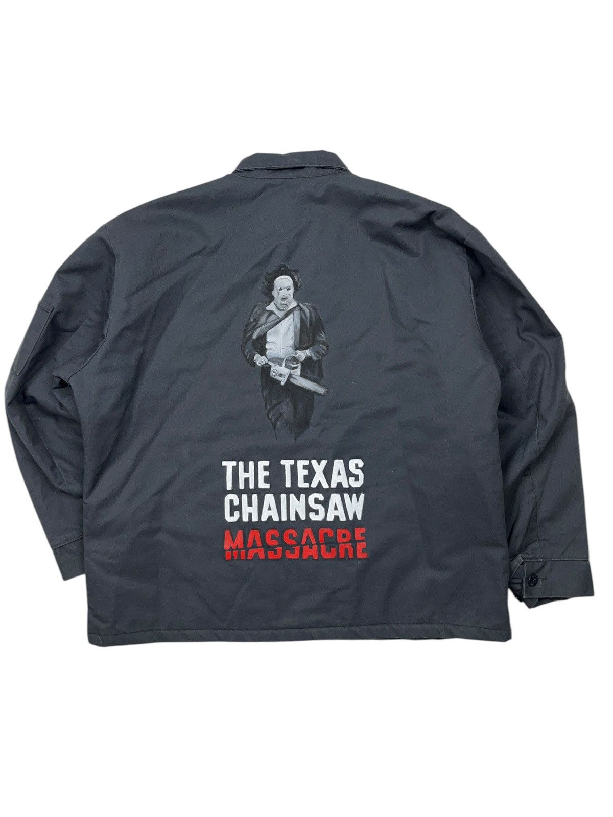 Expert Horror 80s The Texas Chainsaw Massacre Custom Made Red Kap Jacket Size US XL / EU 56 / 4 - 2 Thumbnail