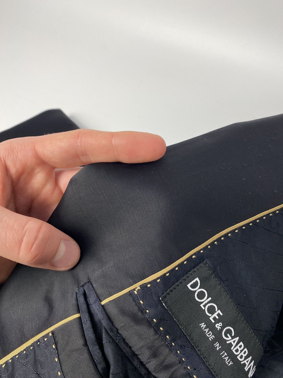 Dolce & Gabbana Gold Tuxedo Suit Smoking Blazer Trousers