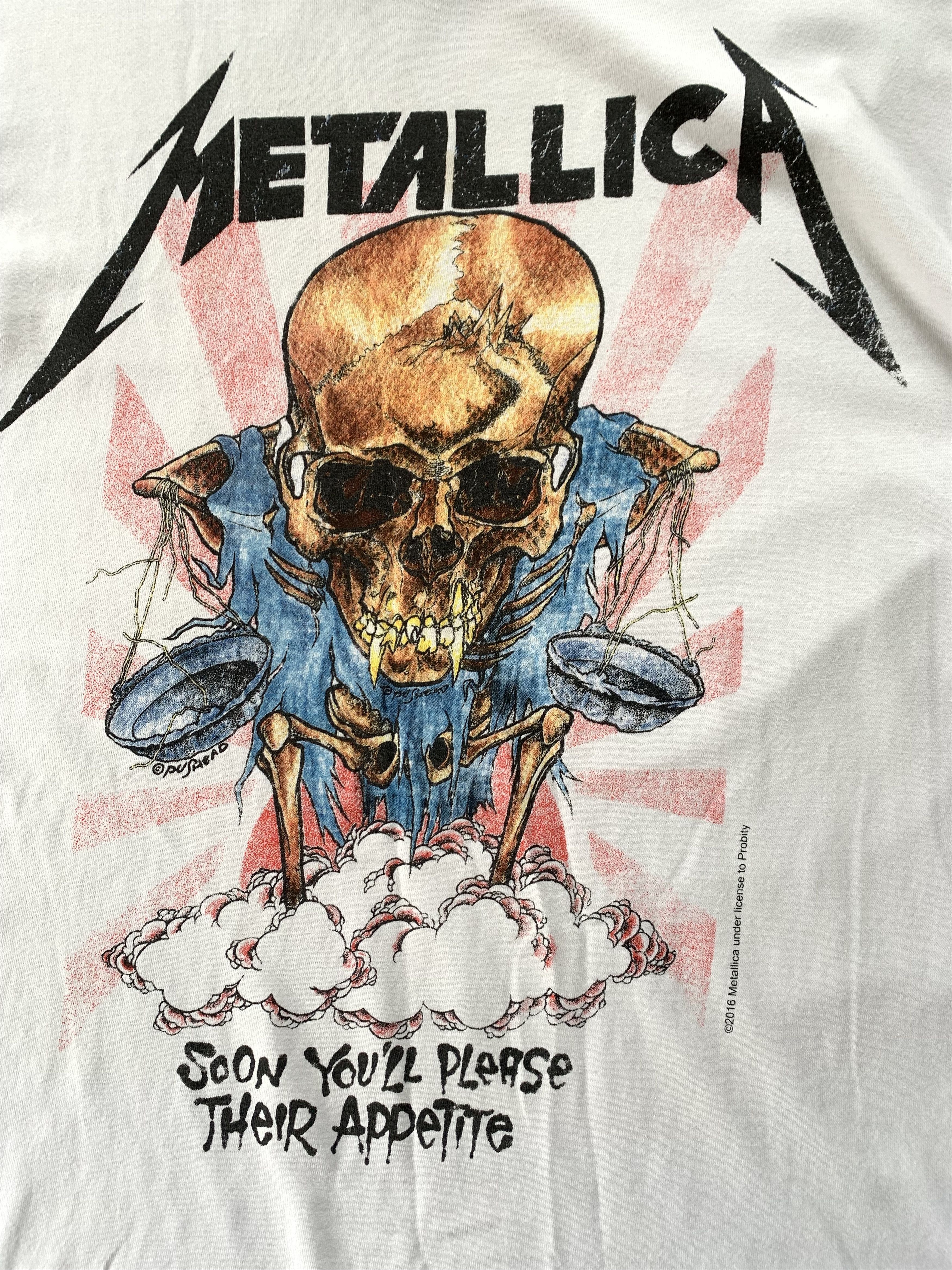 Band Tees × H&M × Metallica H&M Printed Metallica Longsleeve Size US M / EU 48-50 / 2 - 5 Thumbnail