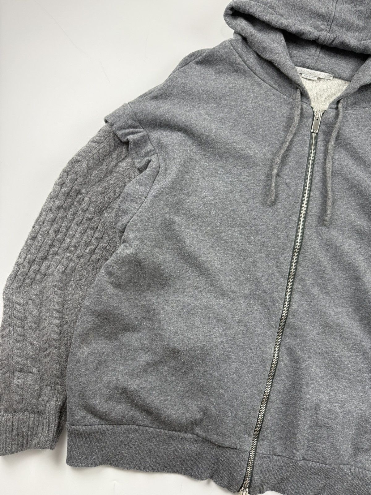 Stella McCartney Stella McCartney Oversized Wool Alpaca Blend Zip Hoodie Size S / US 4 / IT 40 - 4 Thumbnail