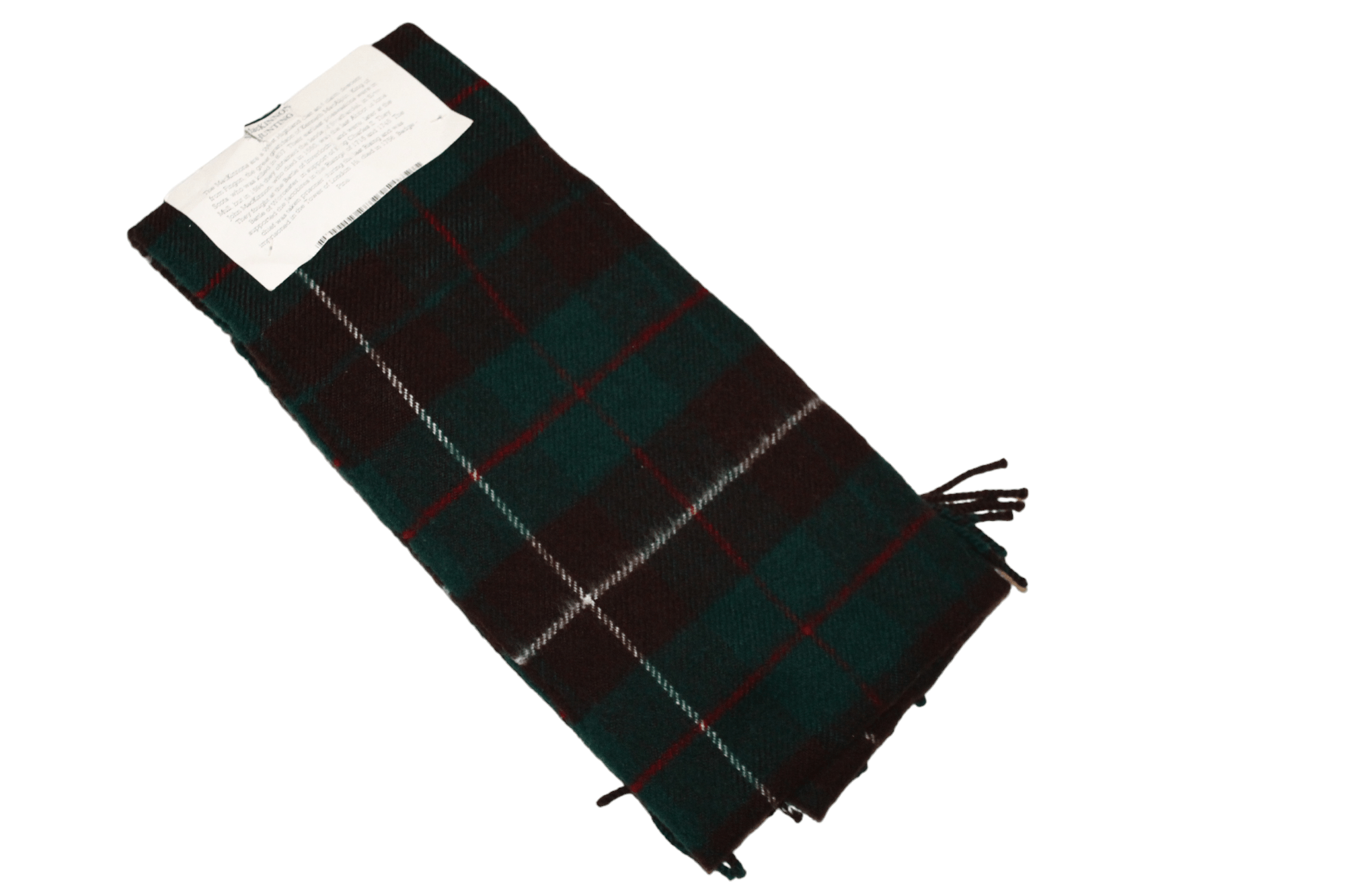 Johnstons Of Elgin VTG🔥Lochcarron MacKinnon Hunting Plaid Lambswool Scarf Size ONE SIZE - 4 Thumbnail
