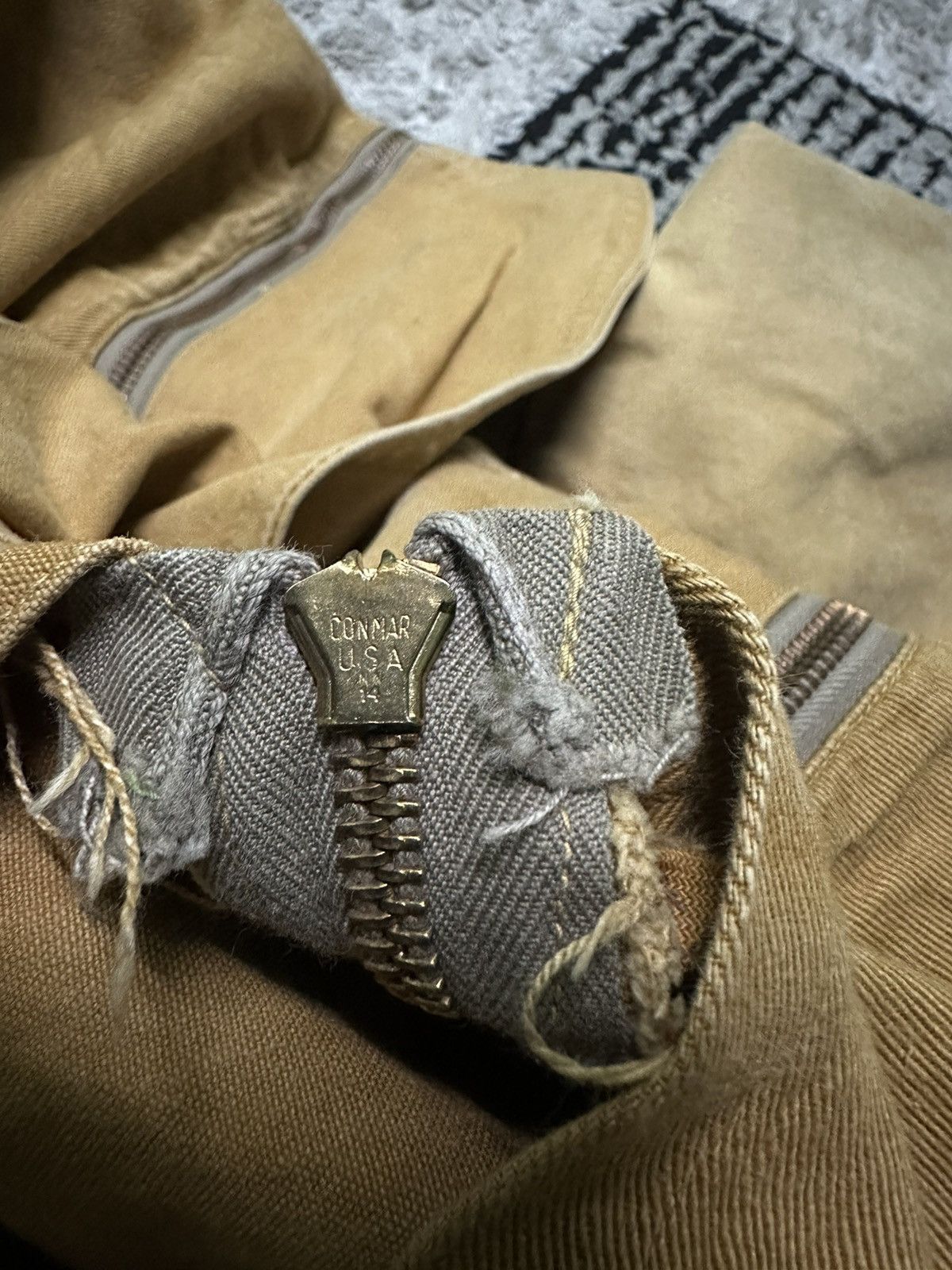 Sears Vintage 50s Sears hunting jacket zipp conmar Size US L / EU 52-54 / 3 - 17 Thumbnail