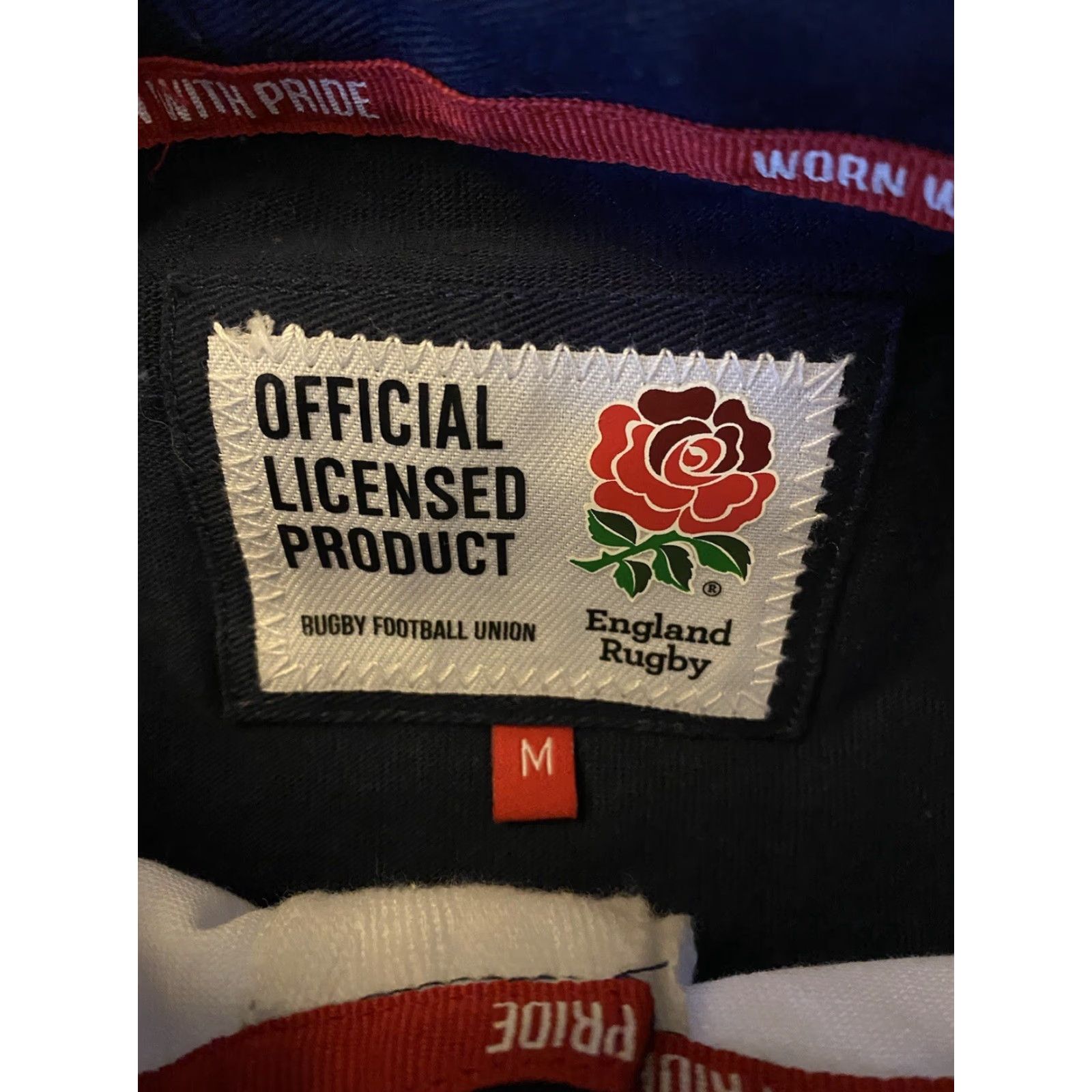 Vintage England Rugby Polo Shirt Men M Rose Official Licensed Product For The Glory Size US M / EU 48-50 / 2 - 4 Thumbnail