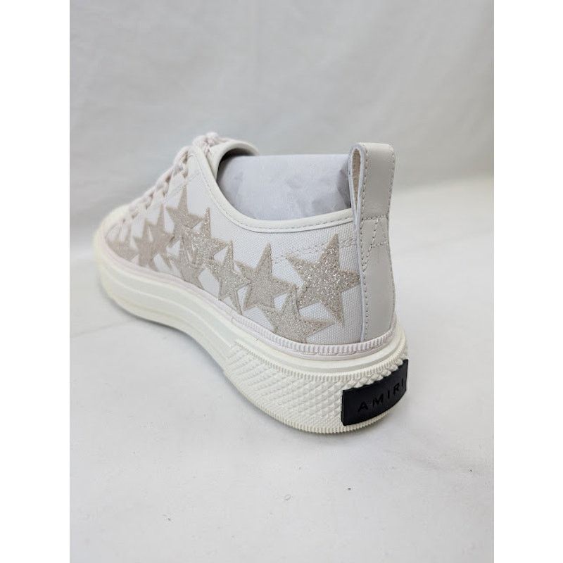 Amiri o1rshd1 Stars Court Low-Top Sneakers in Alabaster Size US 10 / EU 43 - 11 Thumbnail