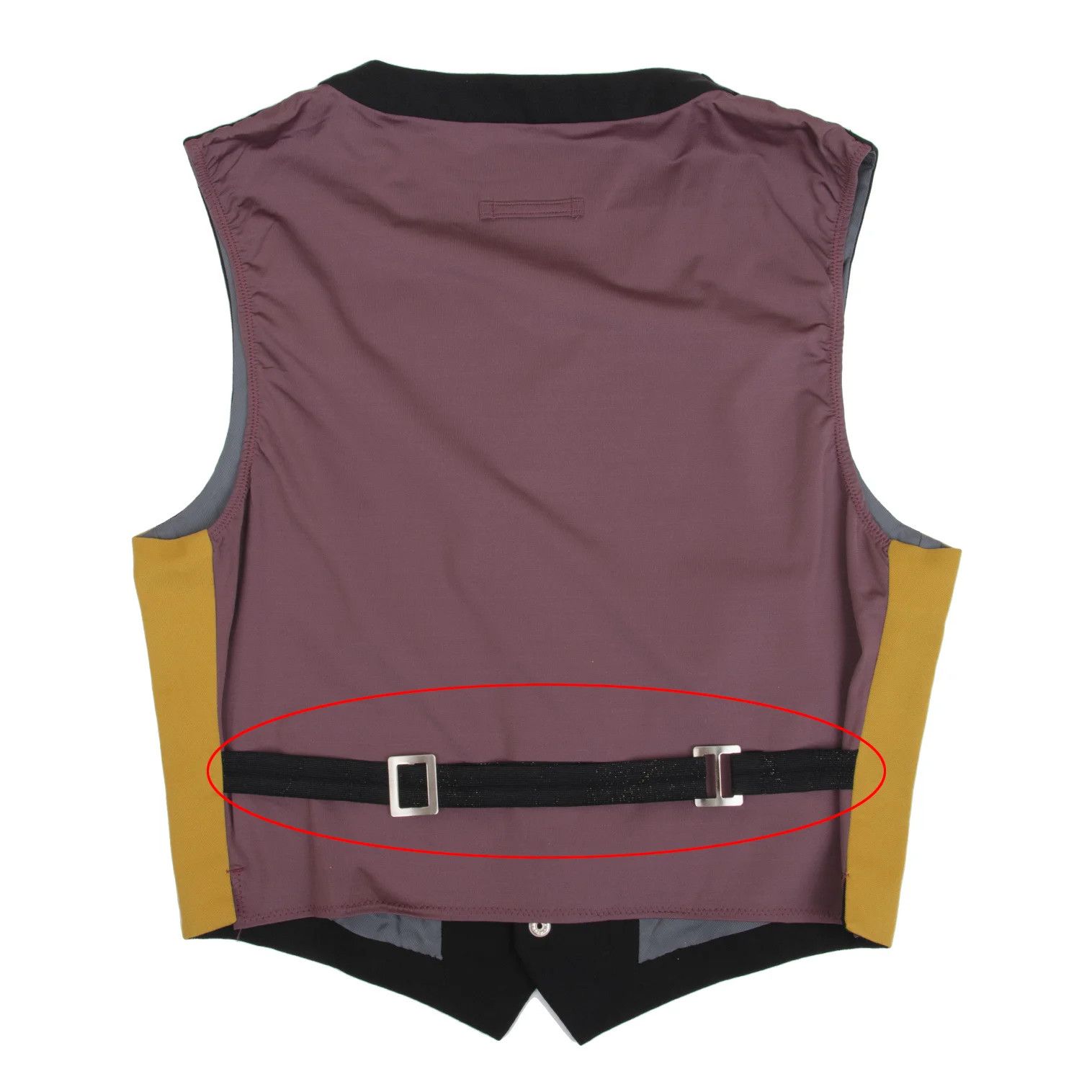 Jean Paul Gaultier Zip Pocket Snap Button Vest in Black, Yellow, Red Size US M / EU 48-50 / 2 - 10 Thumbnail