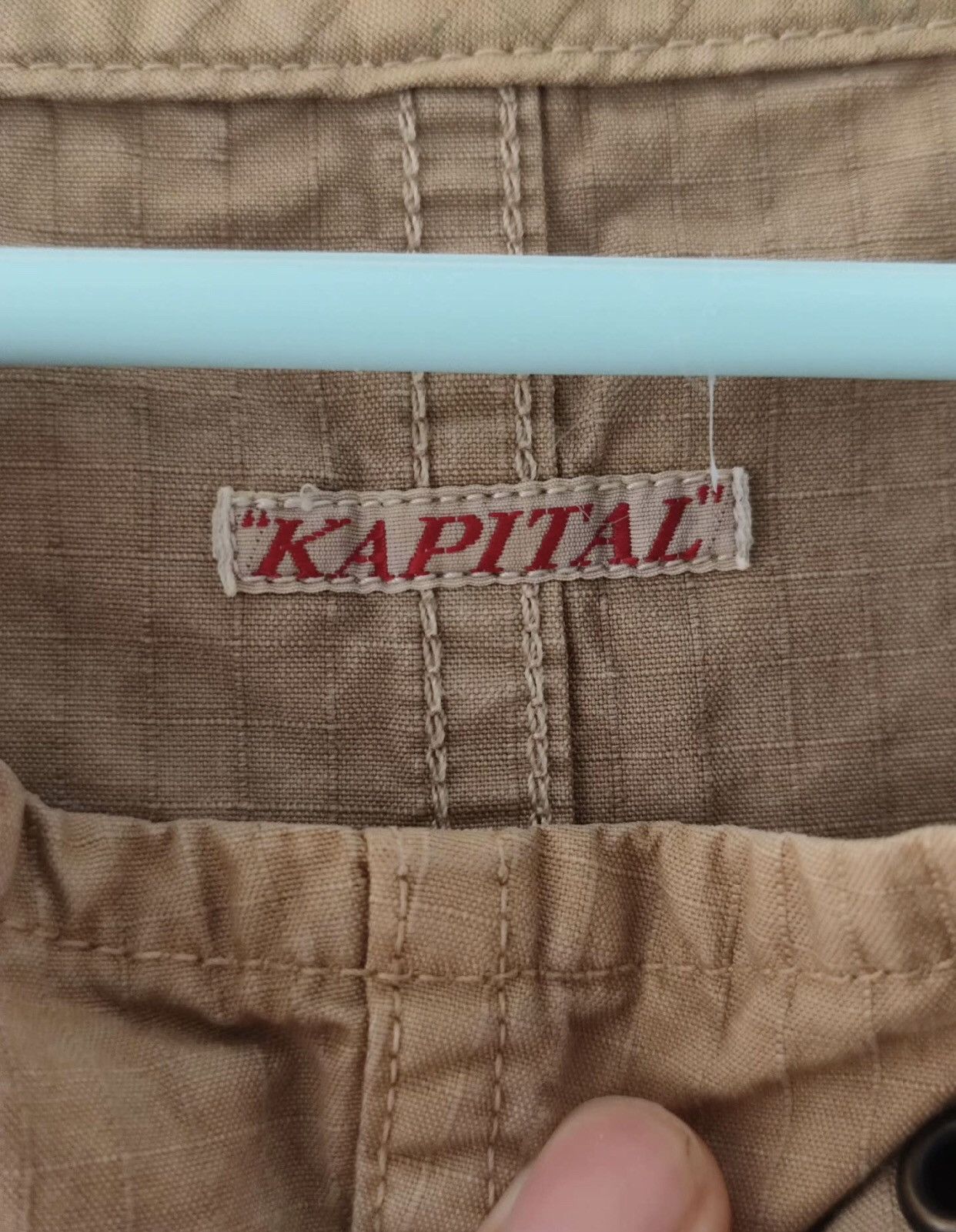 Kapital Kapital genuine Japanese made post, sleeveless t-shirt Size US S / EU 44-46 / 1 - 9 Thumbnail