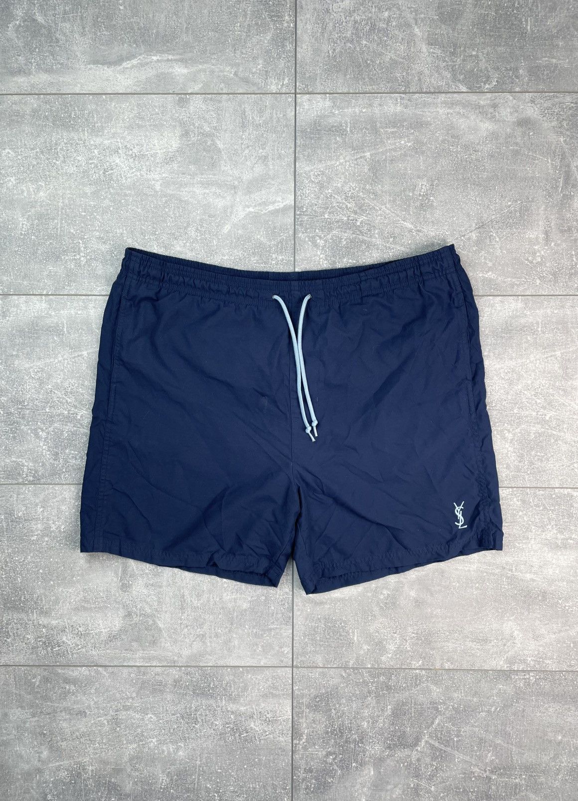 Vintage Yves Saint Laurent Swim Shorts Size US 34 / EU 50 - 1 Thumbnail
