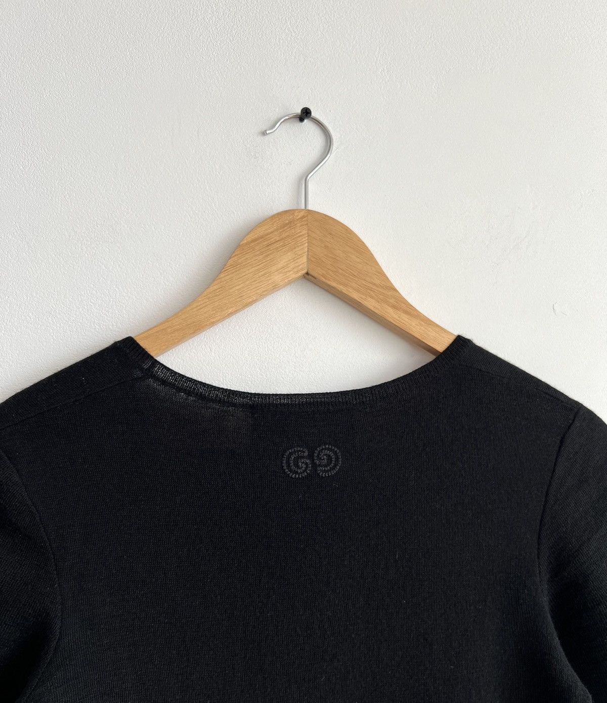 Gucci Gucci Cashmere/Silk Black U Neck Top Size S / US 4 / IT 40 - 7 Thumbnail