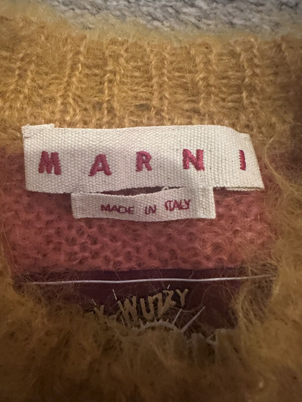 Marni Striped Multicolor Marni Mohair Sweater M/48 Size US M / EU 48-50 / 2 - 5 Thumbnail