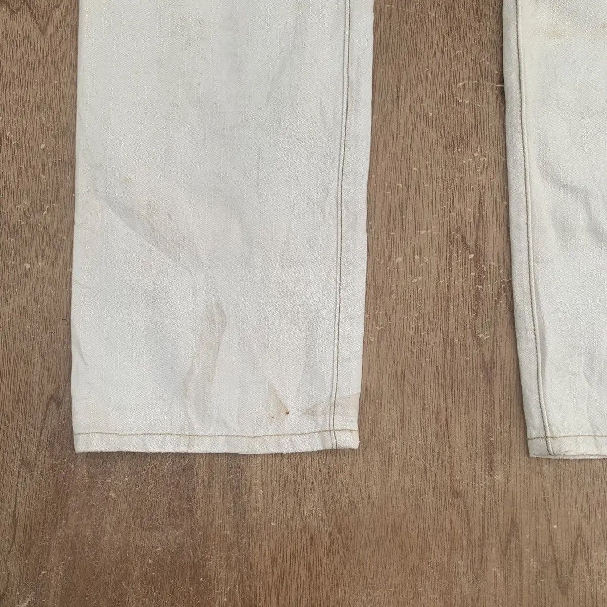 Japanese Brand 5-POCKET HIDEF JAPAN TROUSERS JEANS RIPPED RUSTY DIRTY PANTS Size US 30 / EU 46 - 15 Thumbnail