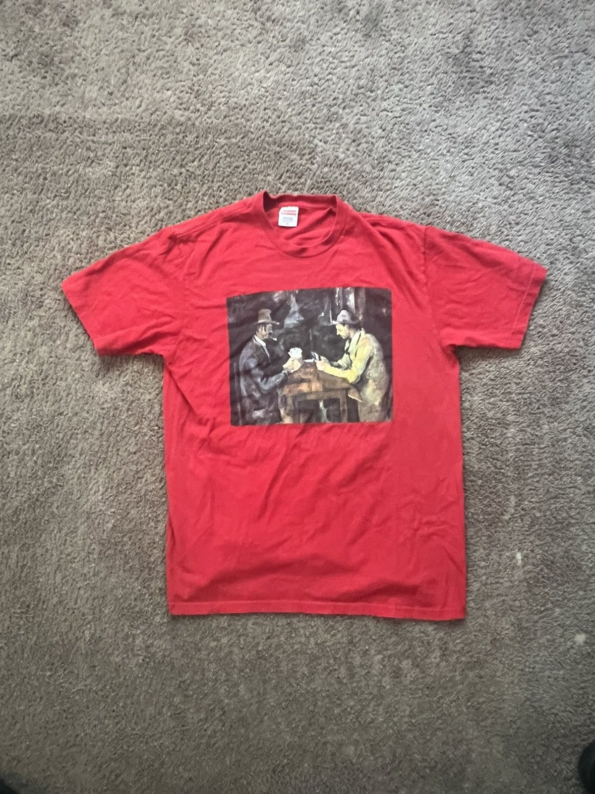 Supreme SS18 Red Cards Tee Size US M / EU 48-50 / 2 - 1 Thumbnail