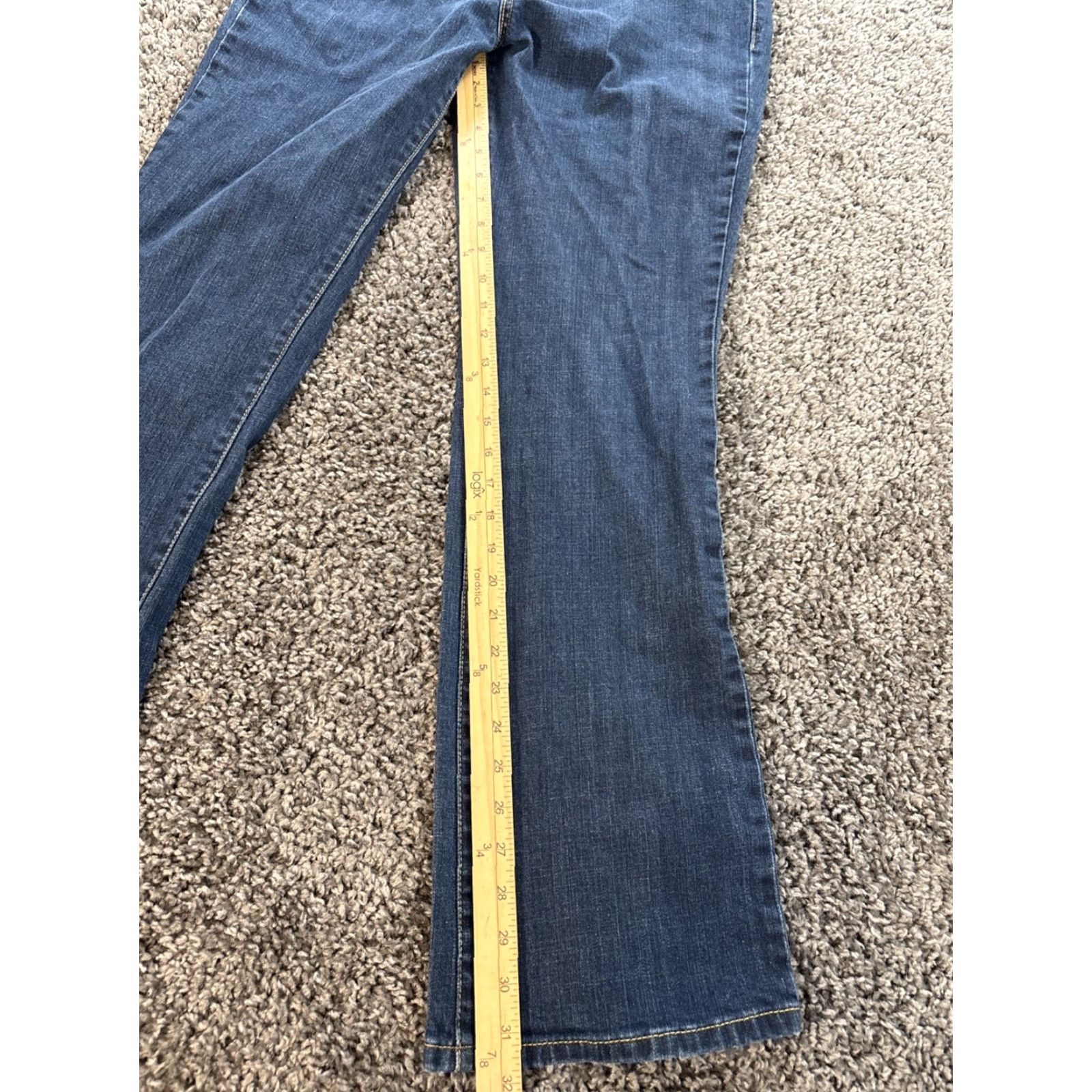Levi's VINTAGE Levi's 515 Jeans Women 12 Bootcut Dark Wash Blue 90s Hipster Classic Denim Stretch Jeans Mens? Size 34" / US 12 / IT 48 - 2 Thumbnail