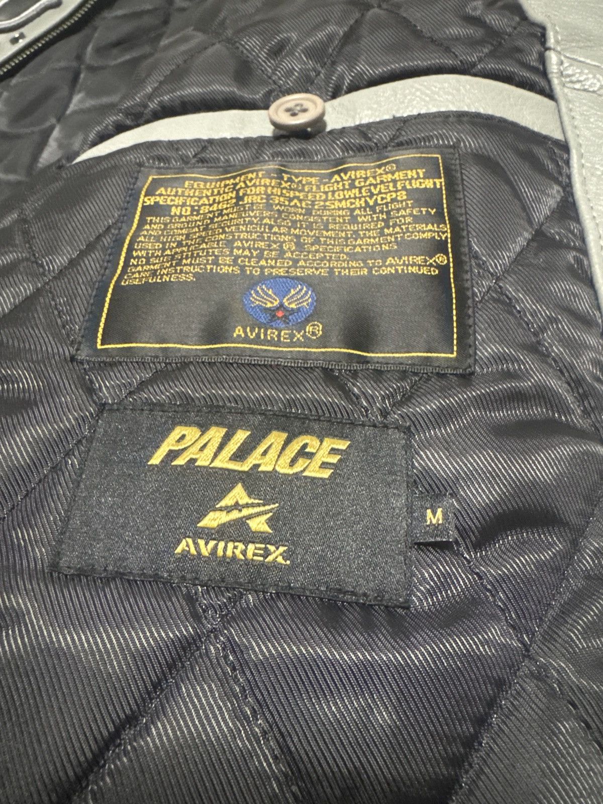 Palace PALACE AVIREX LEATHER JACKET Size US M / EU 48-50 / 2 - 7 Thumbnail