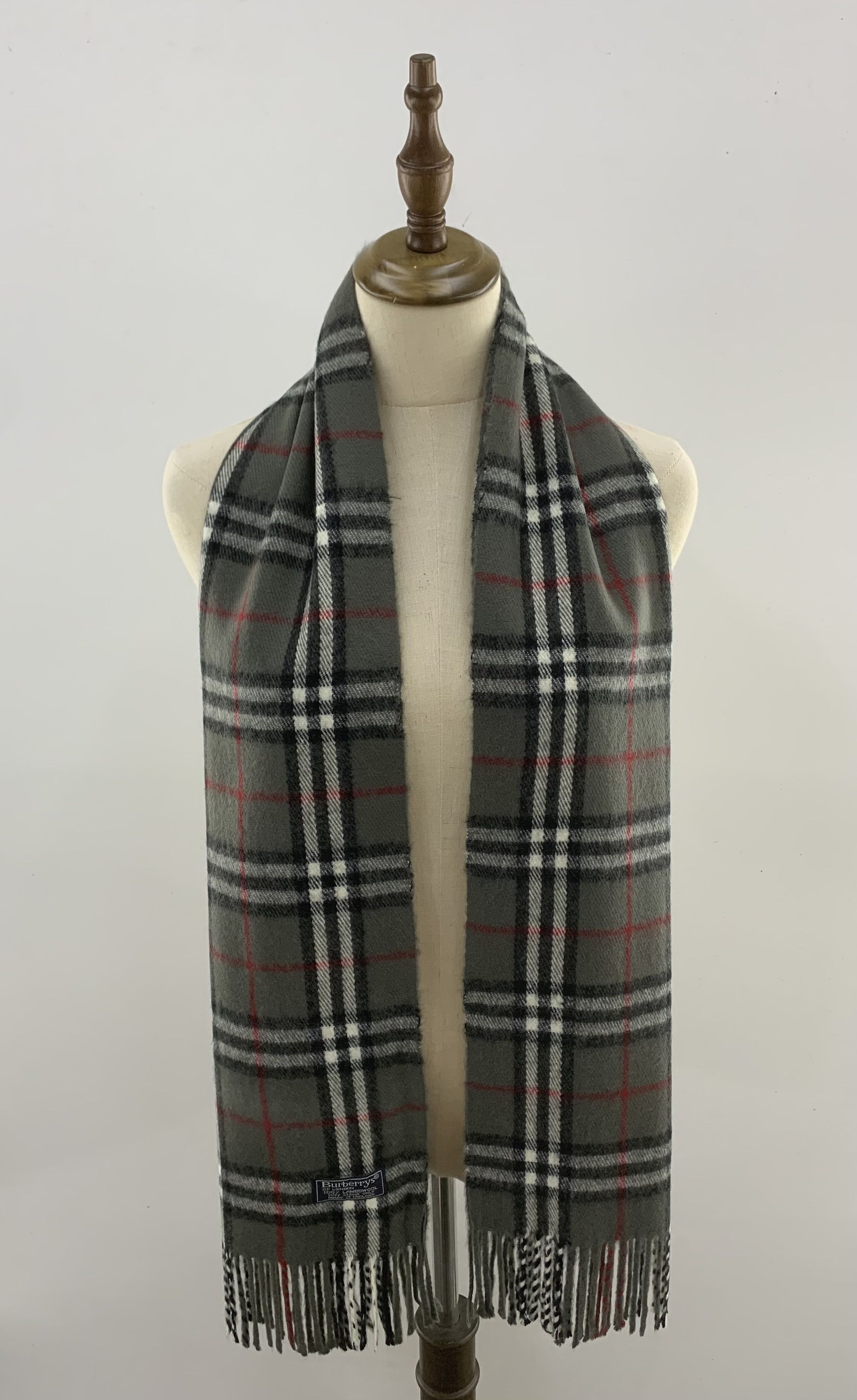 Burberry Vintage Burberrys Scarf Wool Muffler Neck Wrap BL3150 Size ONE SIZE - 1 Thumbnail