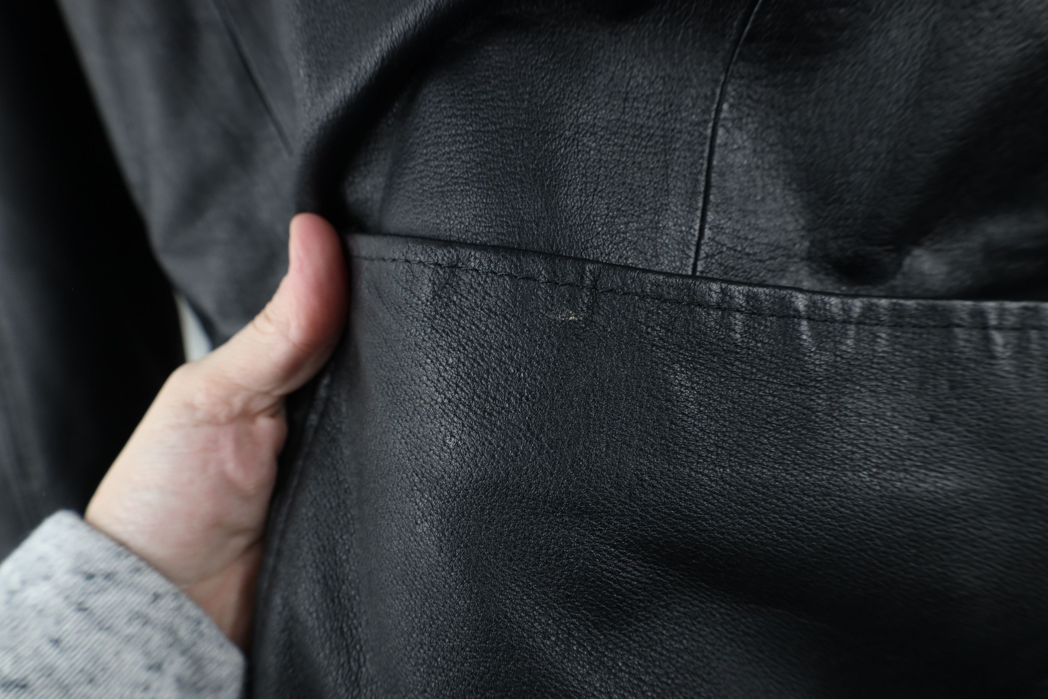 Vintage Vintage 90s Streetwear Reversible Fur Leather Hooded Jacket Size US M / EU 48-50 / 2 - 4 Thumbnail