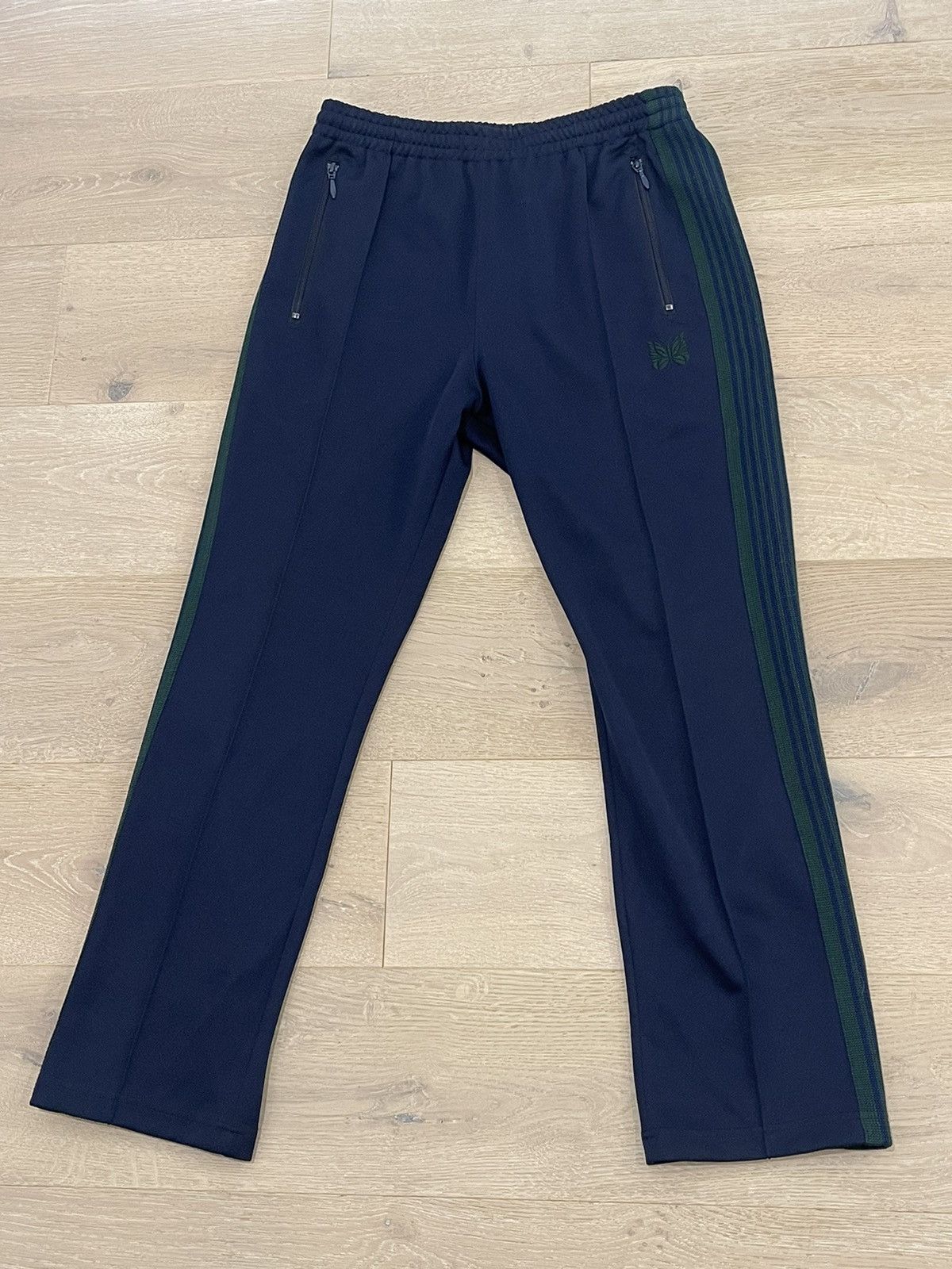 Needles Navy Track Pants Small