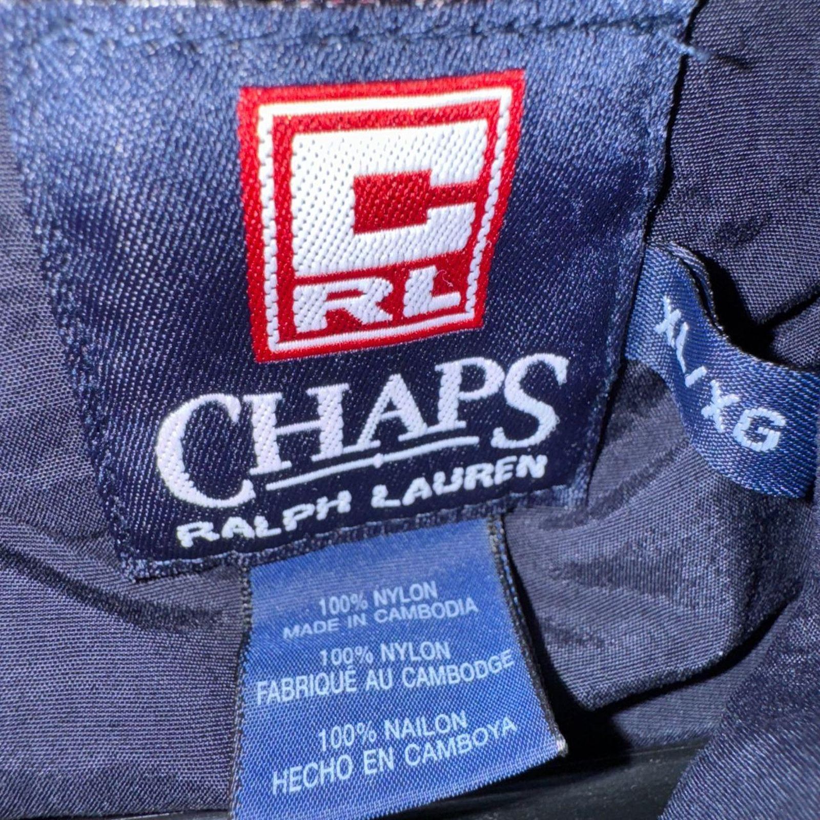 Chaps Vintage y2k chaps ralph lauren 90s / 00s windbreaker jacket Size US XL / EU 56 / 4 - 3 Thumbnail