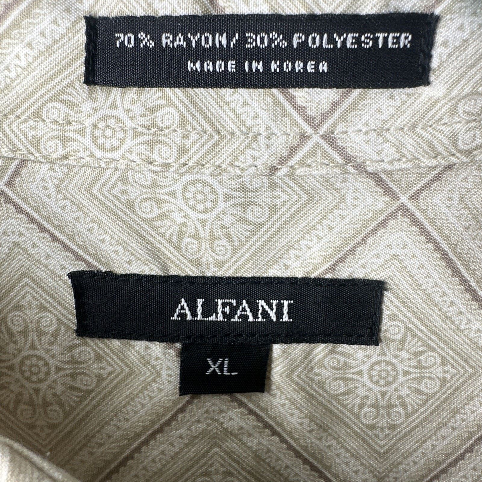 Alfani Alfani Men's White/biege XL Vintage alfani rarely used Size US XL / EU 56 / 4 - 2 Thumbnail