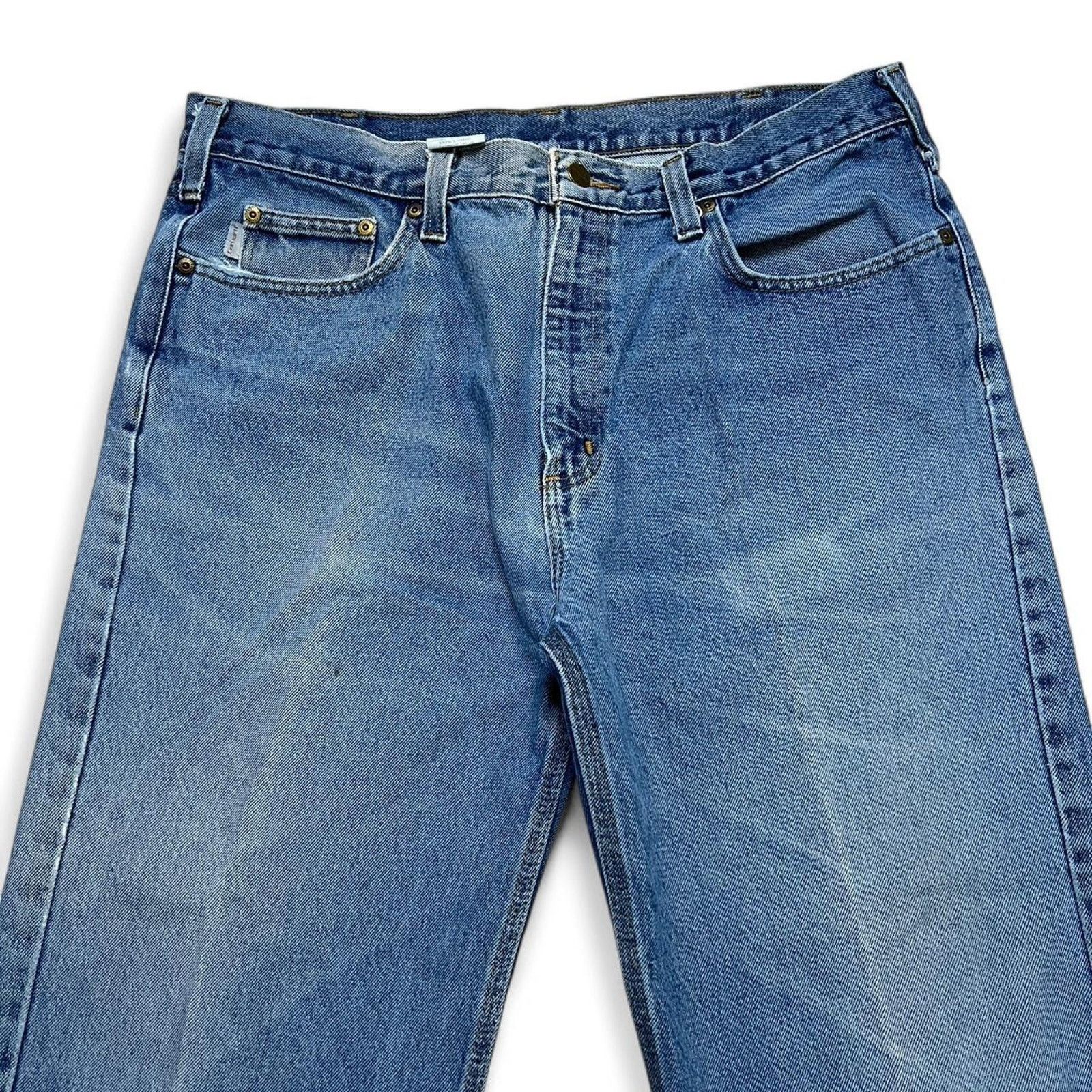 Carhartt CARHARTT B460 DVB Relaxed Fit Denim Medium Jeans 36x34 Size US 36 / EU 52 - 2 Thumbnail