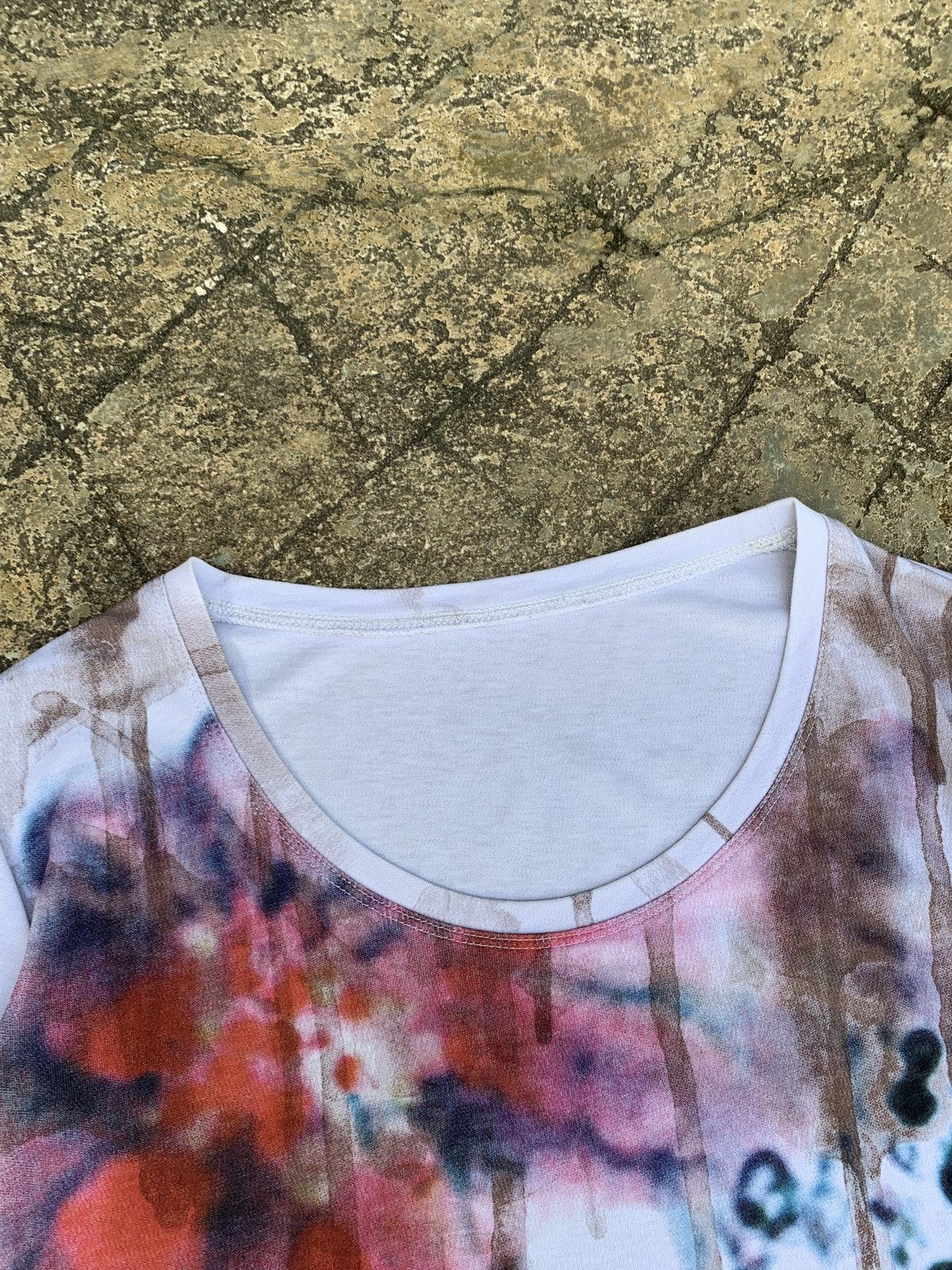 Hiroko Koshino Homme × Japanese Brand y2k Hiroko Koshino Anniversary Drip Blurred Graphic Top Size M / US 6-8 / IT 42-44 - 6 Thumbnail