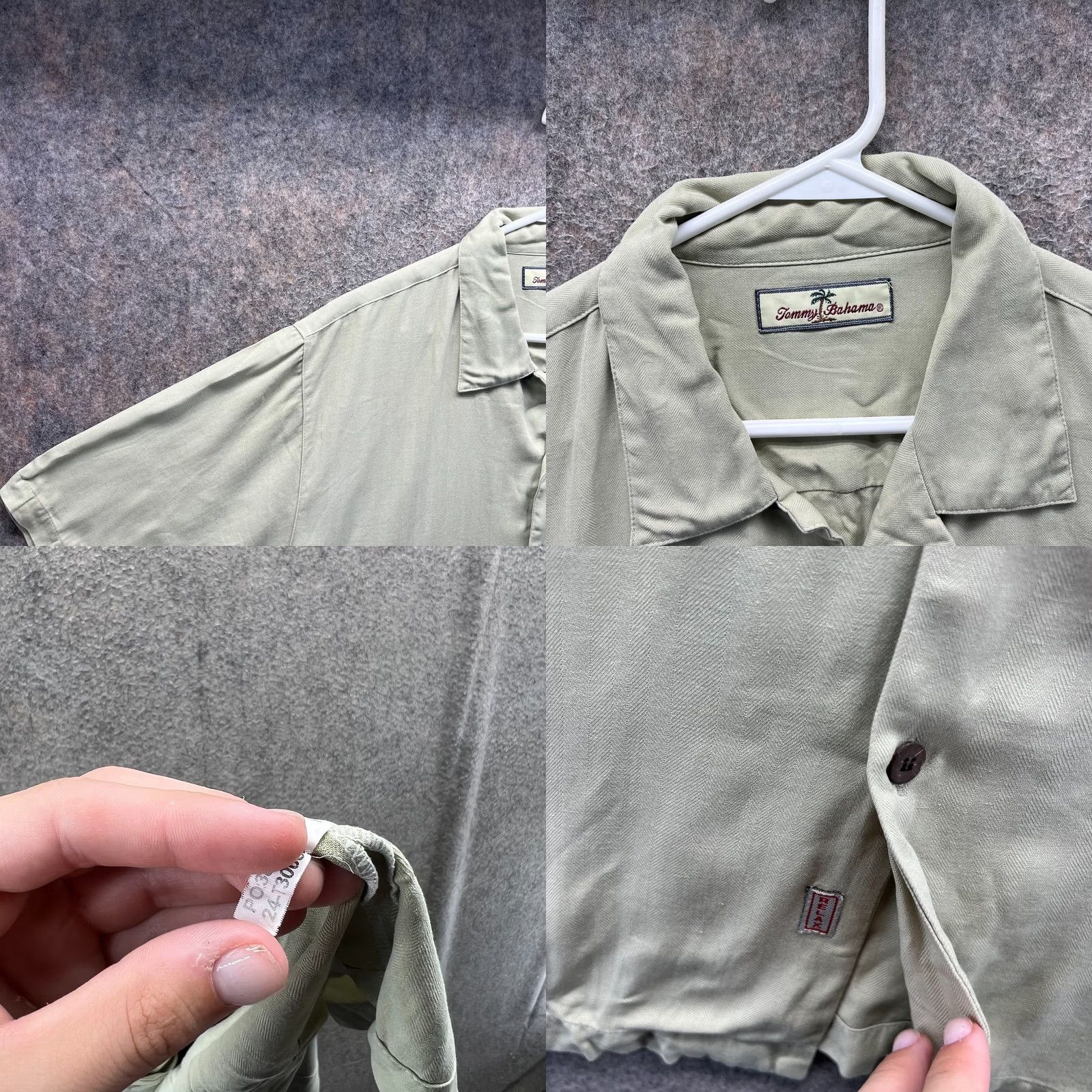 Tommy Bahama Tommy Bahama Shirt Mens Large Green Button-Down Relax All Seasons Casual Office Party Wedding Modern Preppy Mens Size US L / EU 52-54 / 3 - 8 Thumbnail