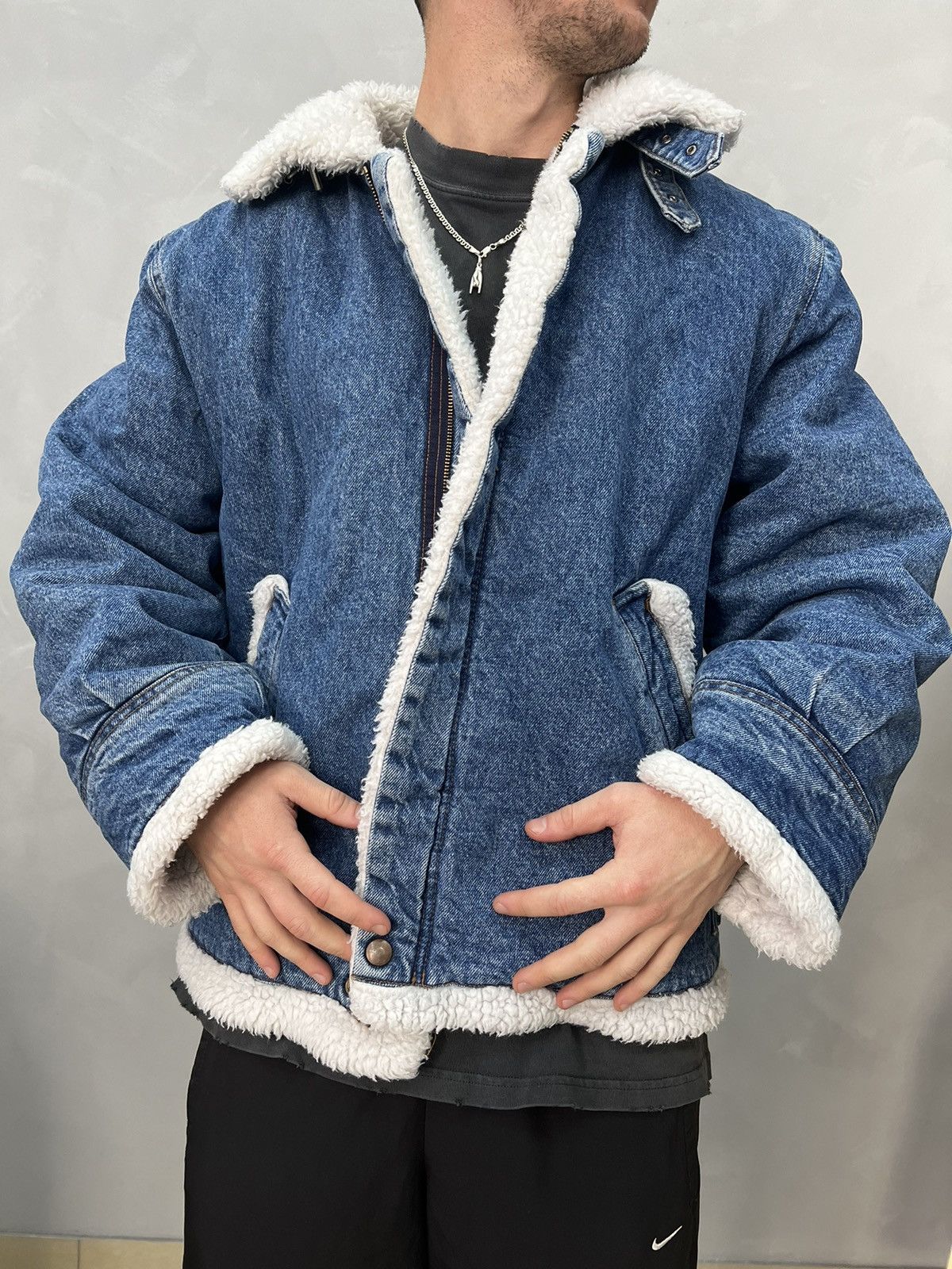 00s archive] DIESEL fur jacket