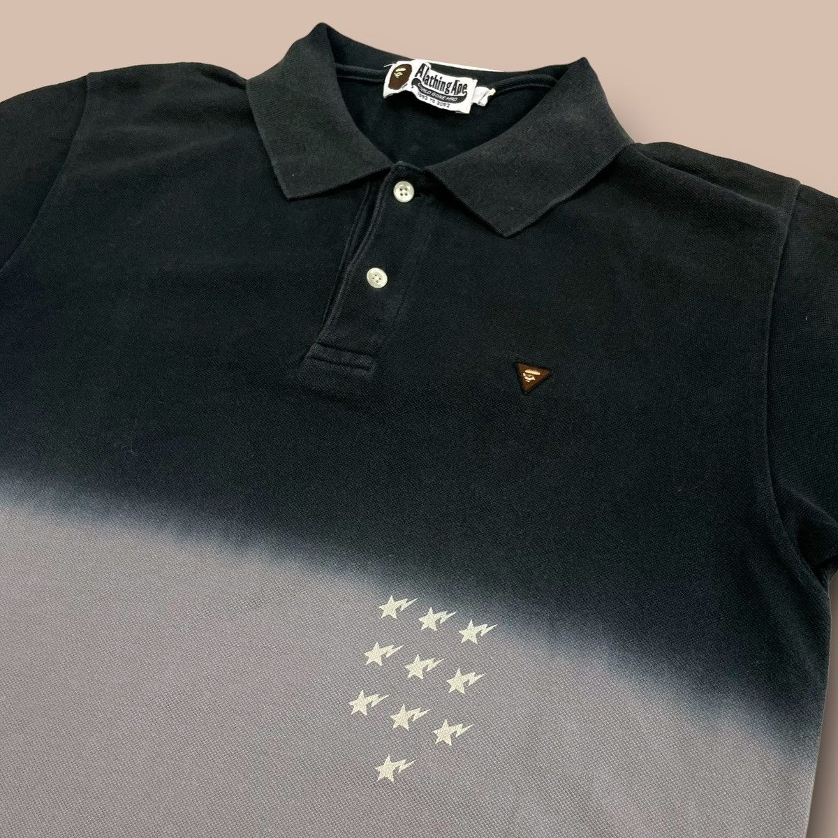 Bape A Bathing Ape Two Tones Polo Shirt Size US M / EU 48-50 / 2 - 5 Thumbnail