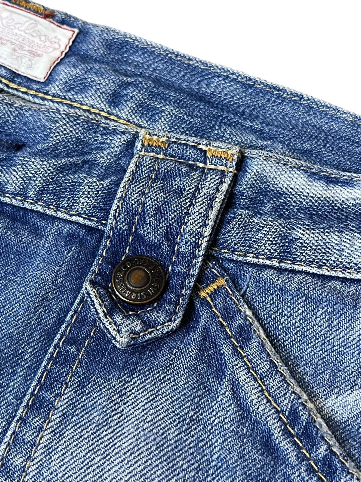 Levi's Vintage Clothing RETRO🔥VINTAGE LEVI’S REDLOOPS BUSHPANT FLARED JEANS Size US 31 - 9 Thumbnail