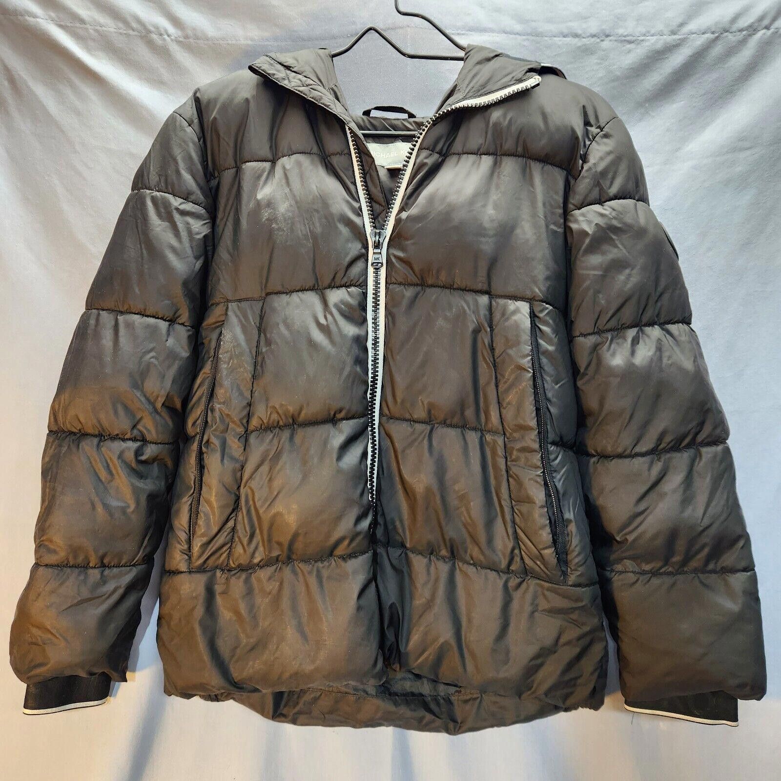 Michael Kors Michael Kors Black Hooded Puffer Coat Jacket - Youth 14/16 - Size US XXS / EU 40 - 1 Thumbnail