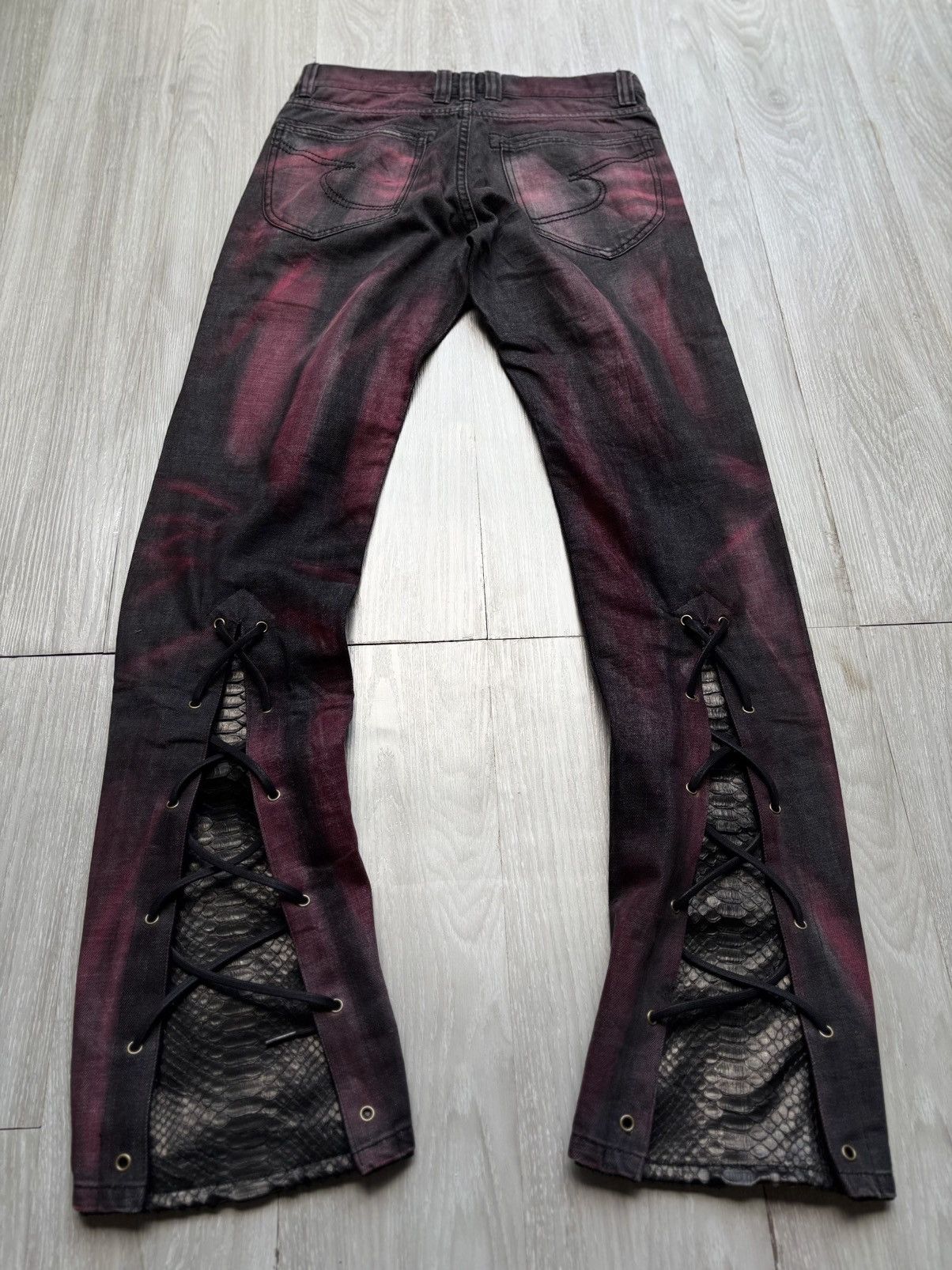 semanticdesign SEMANTIC DESIGN lace-up jeans Size US 28 / EU 44 - 2 Thumbnail