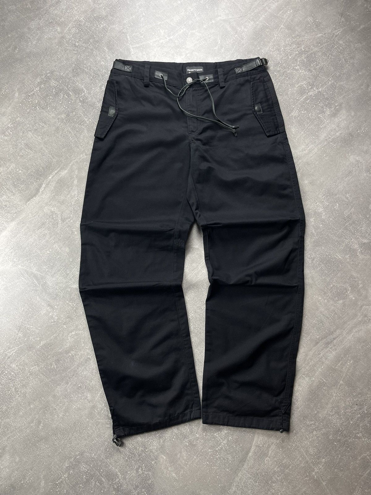 Emporio Armani Emporio Armani Technical Cargo Pants Black Size 50 Size US 34 / EU 50 - 7 Thumbnail