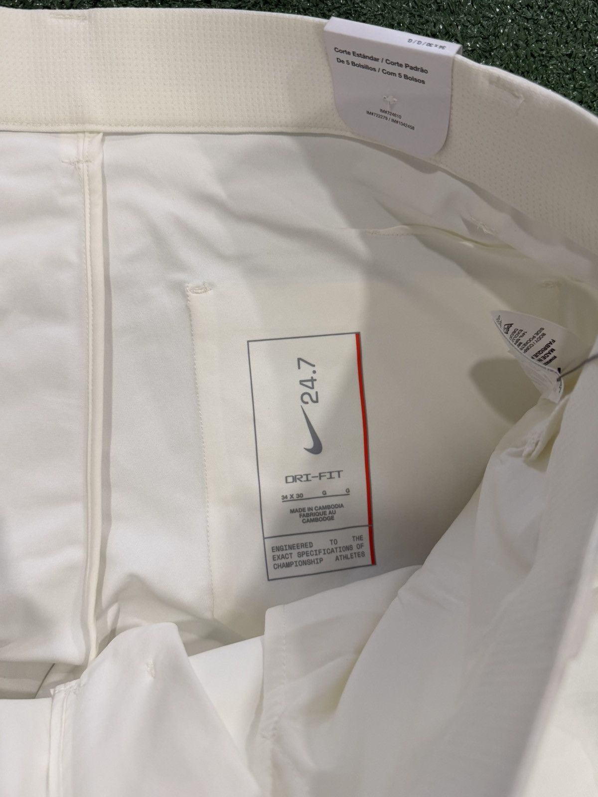 Nike Nike 24.7 PerfectStretch Mens 34x30 Dri FIT 5 Pocket Reg Size US 34 / EU 50 - 5 Thumbnail
