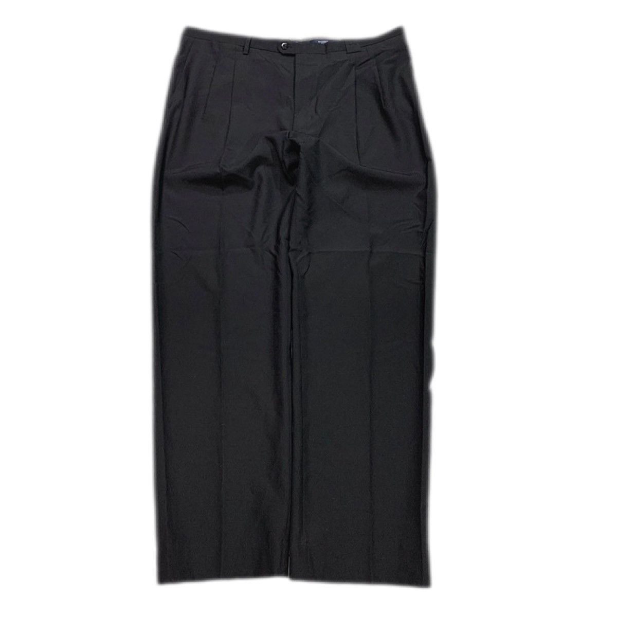 Burberry Y2k 2000s black Vintage Burberry wide leg pleated trousers Size US 38 / EU 54 - 1 Thumbnail