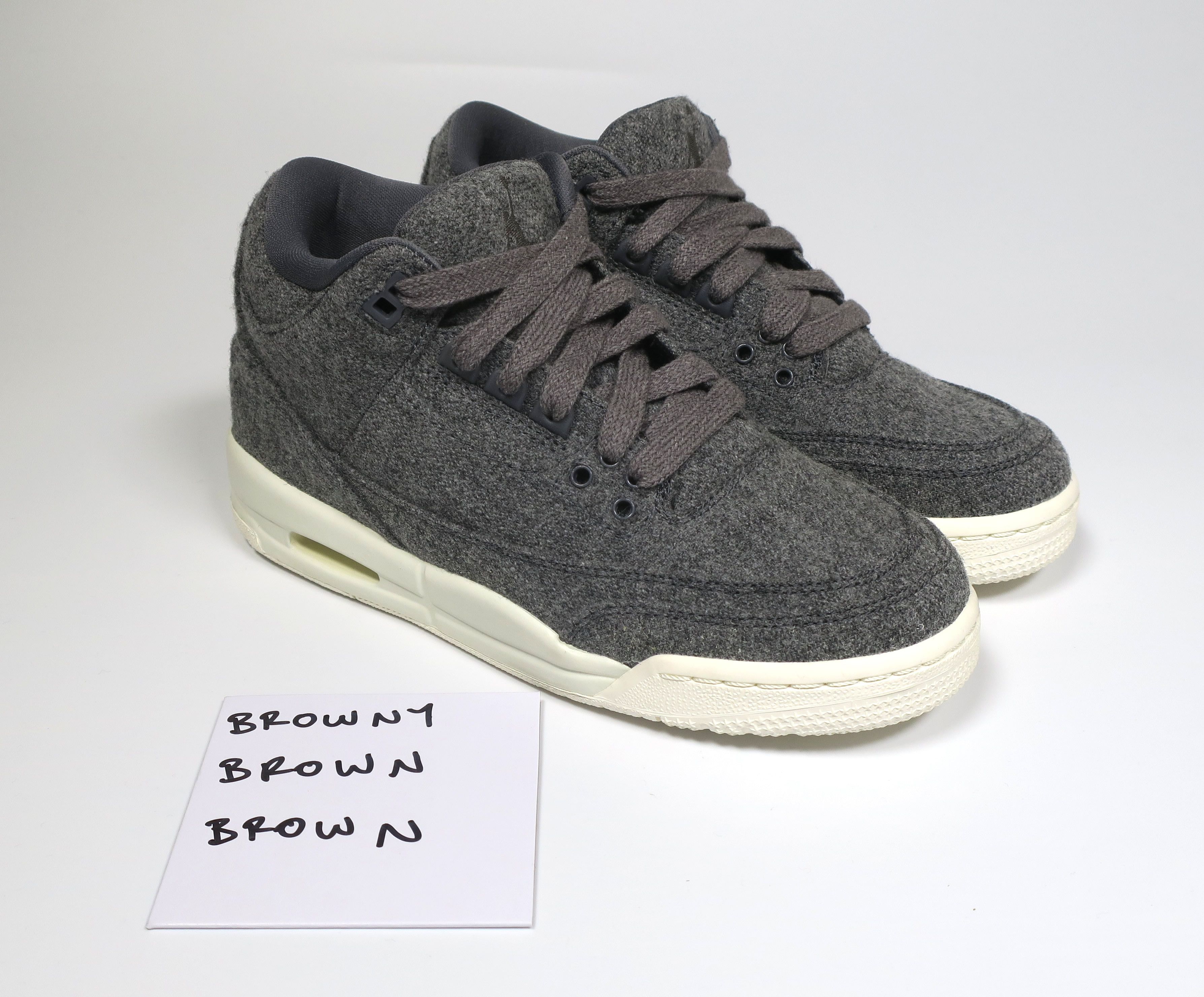 Jordan Brand Nike Air Jordan 3 Wool (GS) Size US 7 / IT 37 - 1 Thumbnail