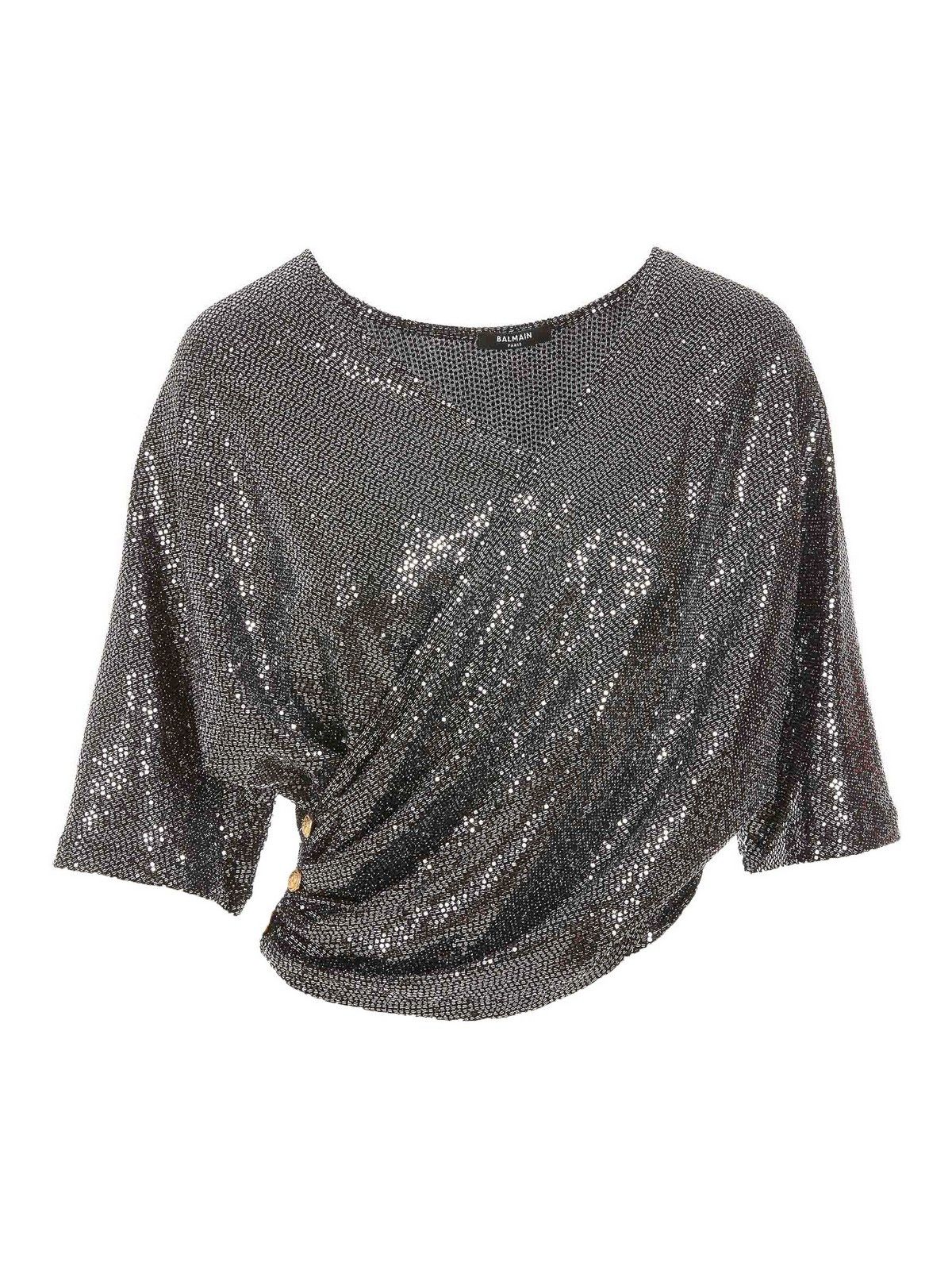 o1y0625 Crop Top in Silver
