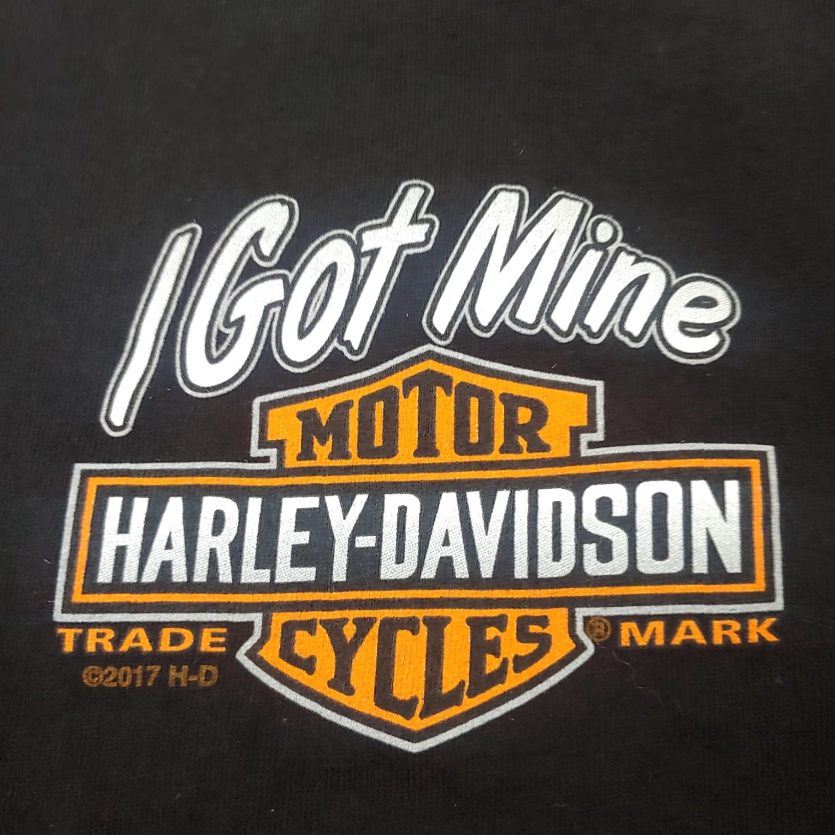 Harley Davidson Harley-Davidson Shirt Large Biker I Got Mine at Triple S Morgantown WV T-Shirt Men Crew Neck Short Sleeve Black Cotton Size US L / EU 52-54 / 3 - 4 Thumbnail