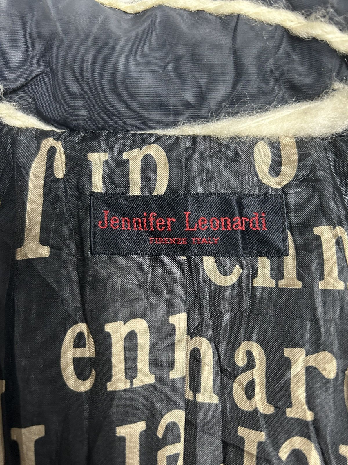 Designer × If Six Was Nine JENNIFER LEONARDI FIRENZE ITALY FASHION STYLE JACKET Size M / US 6-8 / IT 42-44 - 6 Thumbnail